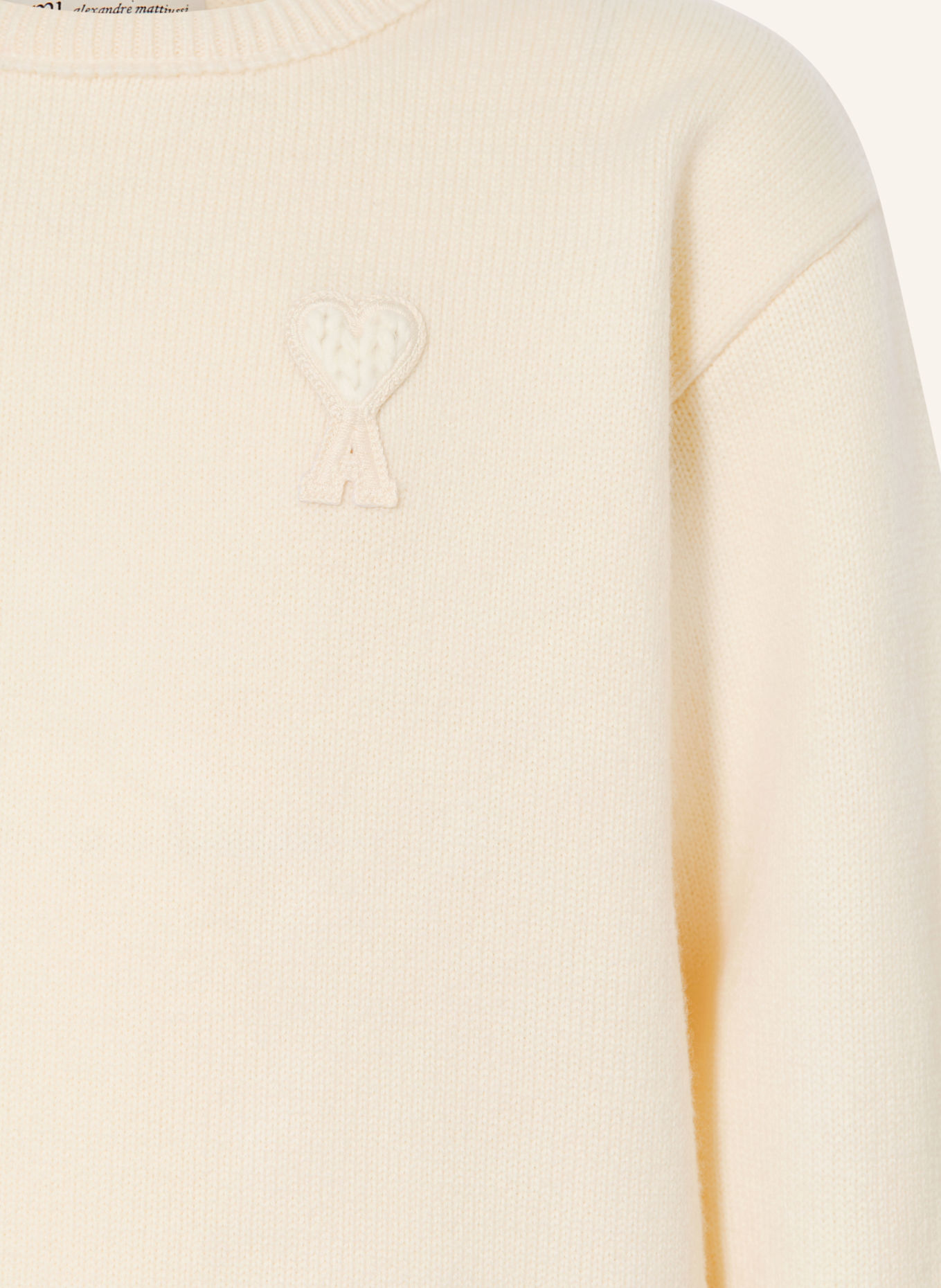 Ami Paris Pullover: CREME
