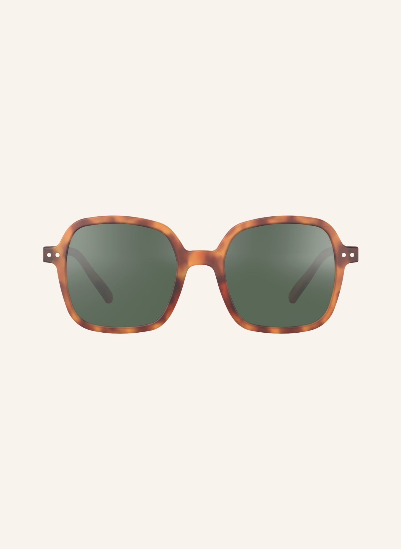 IZIPIZI Sonnenbrille #OFFICE: HAVANA/ GRÜN
