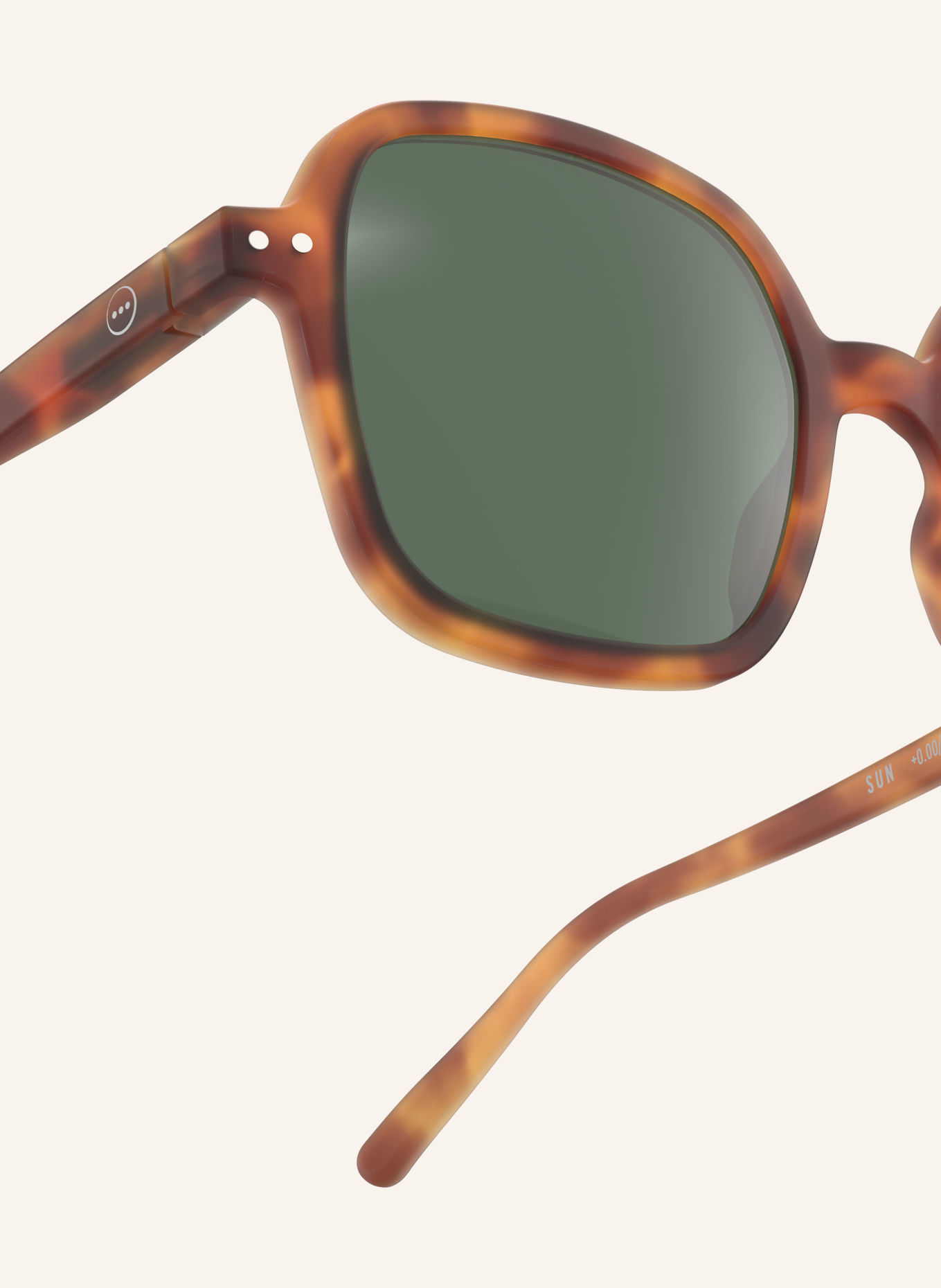 IZIPIZI Sonnenbrille #OFFICE: HAVANA/ GRÜN
