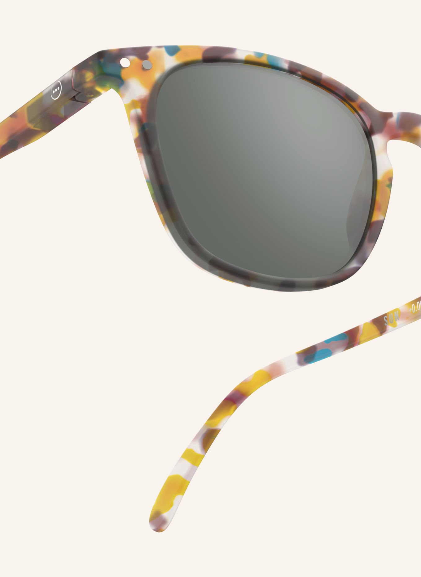 IZIPIZI Sonnenbrille #E: HAVANA/ GRAU