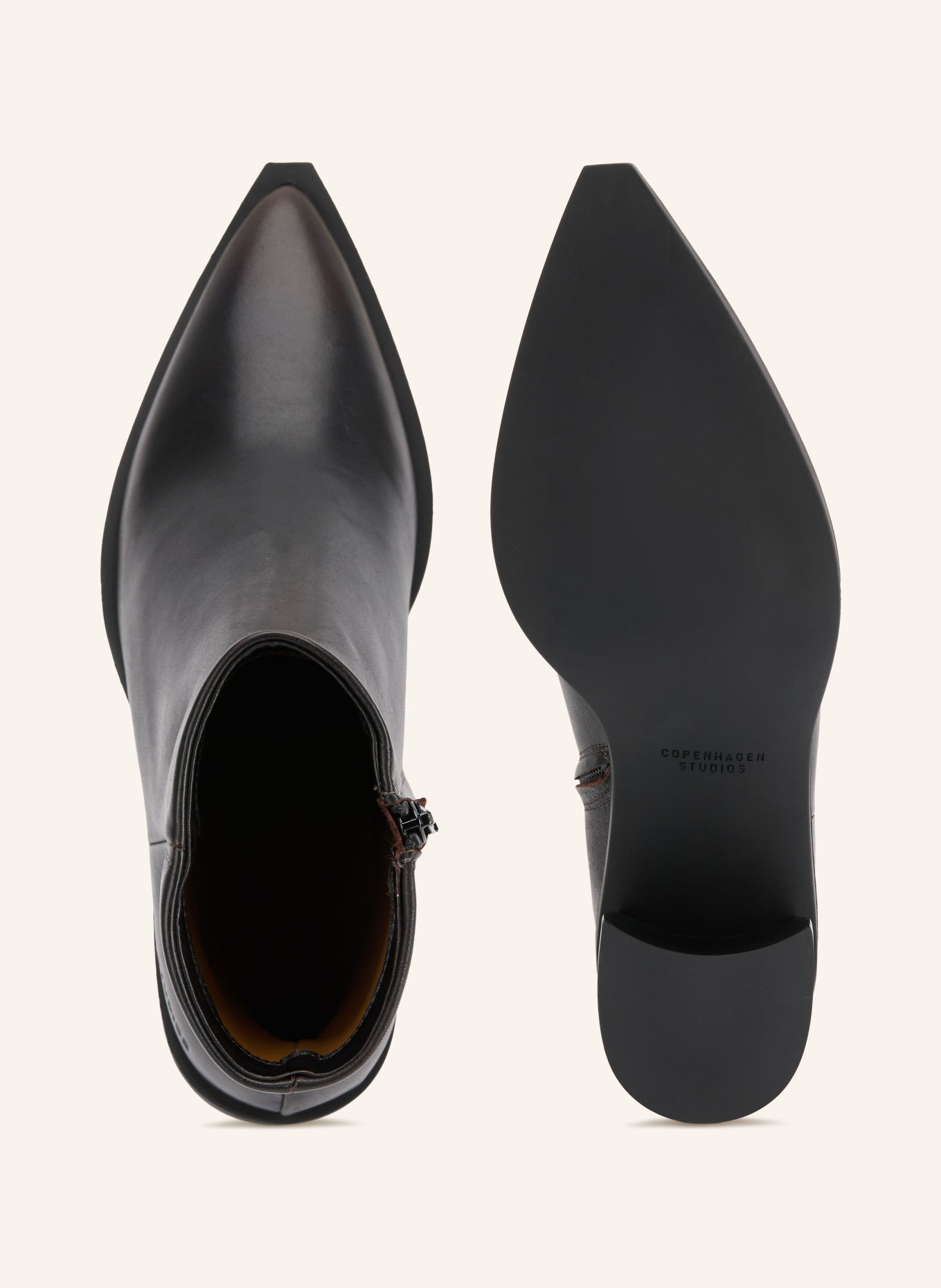 COPENHAGEN STUDIOS Bottines CPH425: MARRON FONCÉ