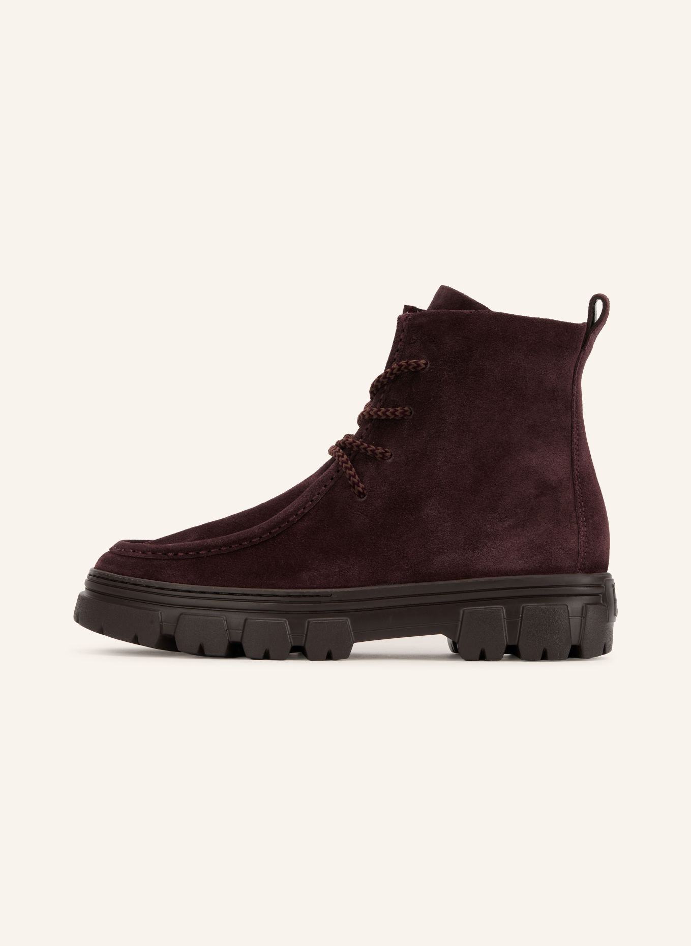 paul green Lace-up boots: DARK RED
