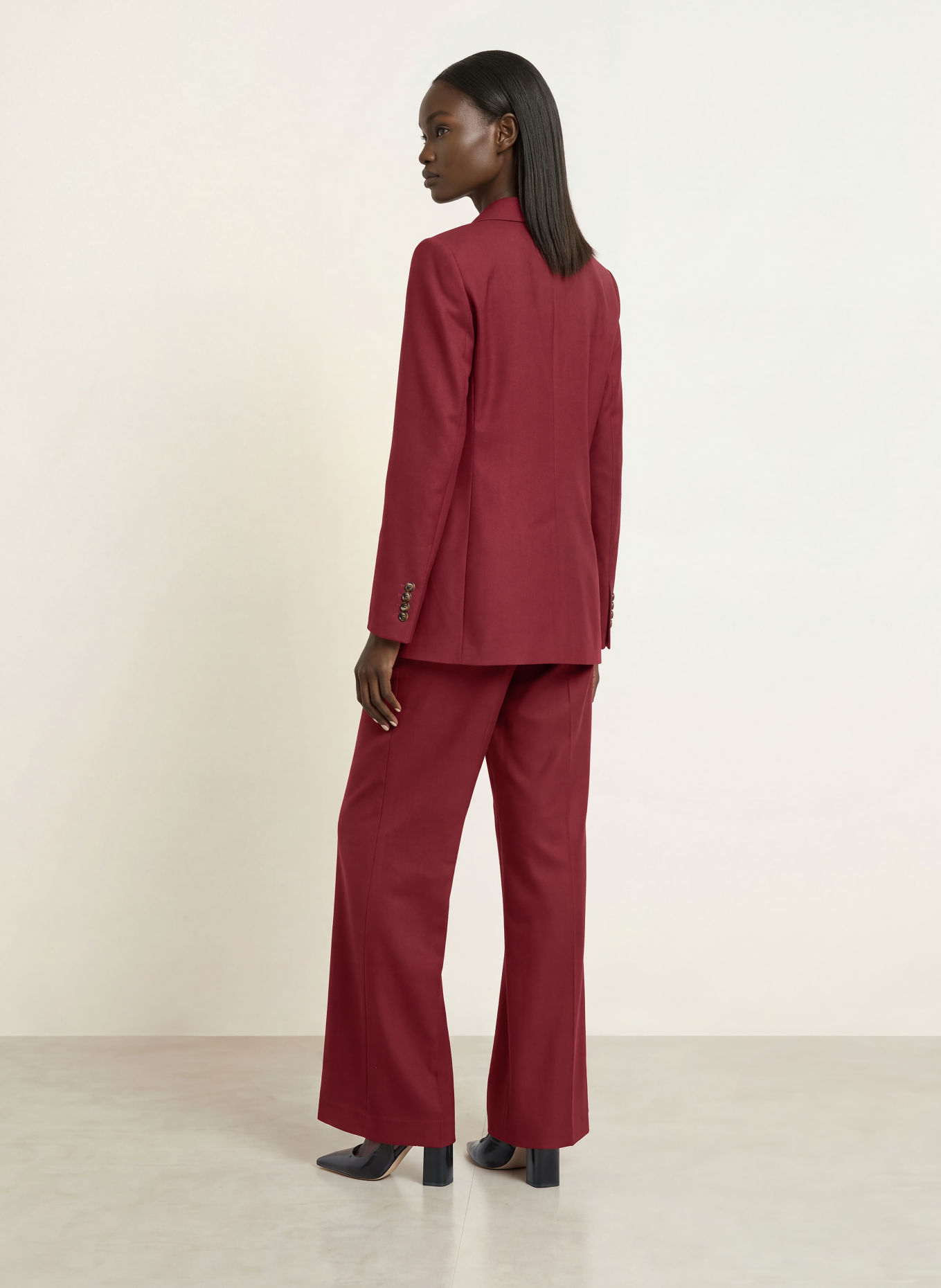 BOSS Blazer JENARA: ROUGE FONCÉ