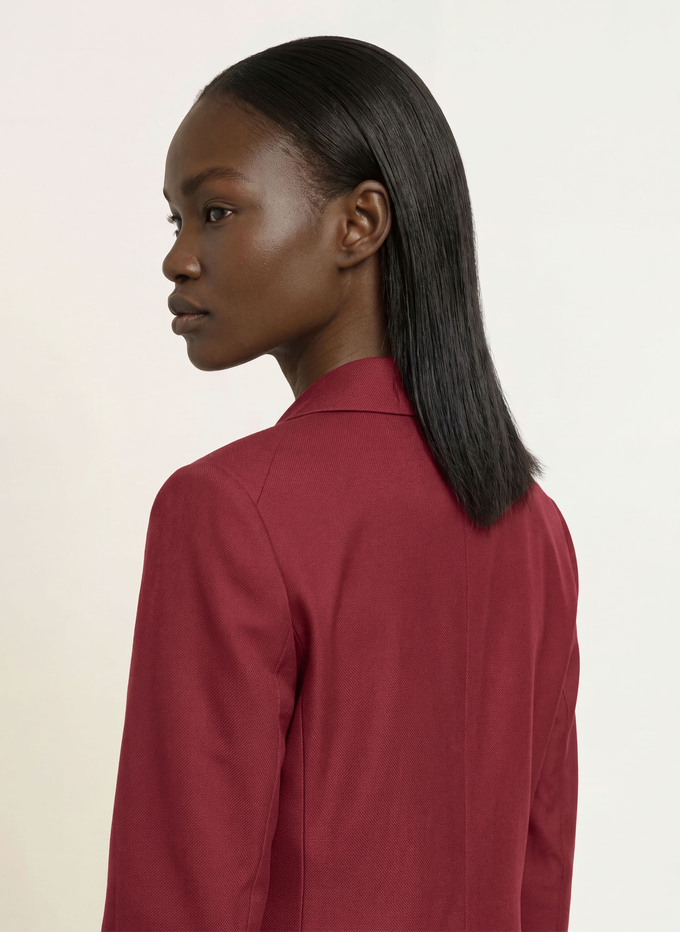 BOSS Blazer JENARA: ROUGE FONCÉ