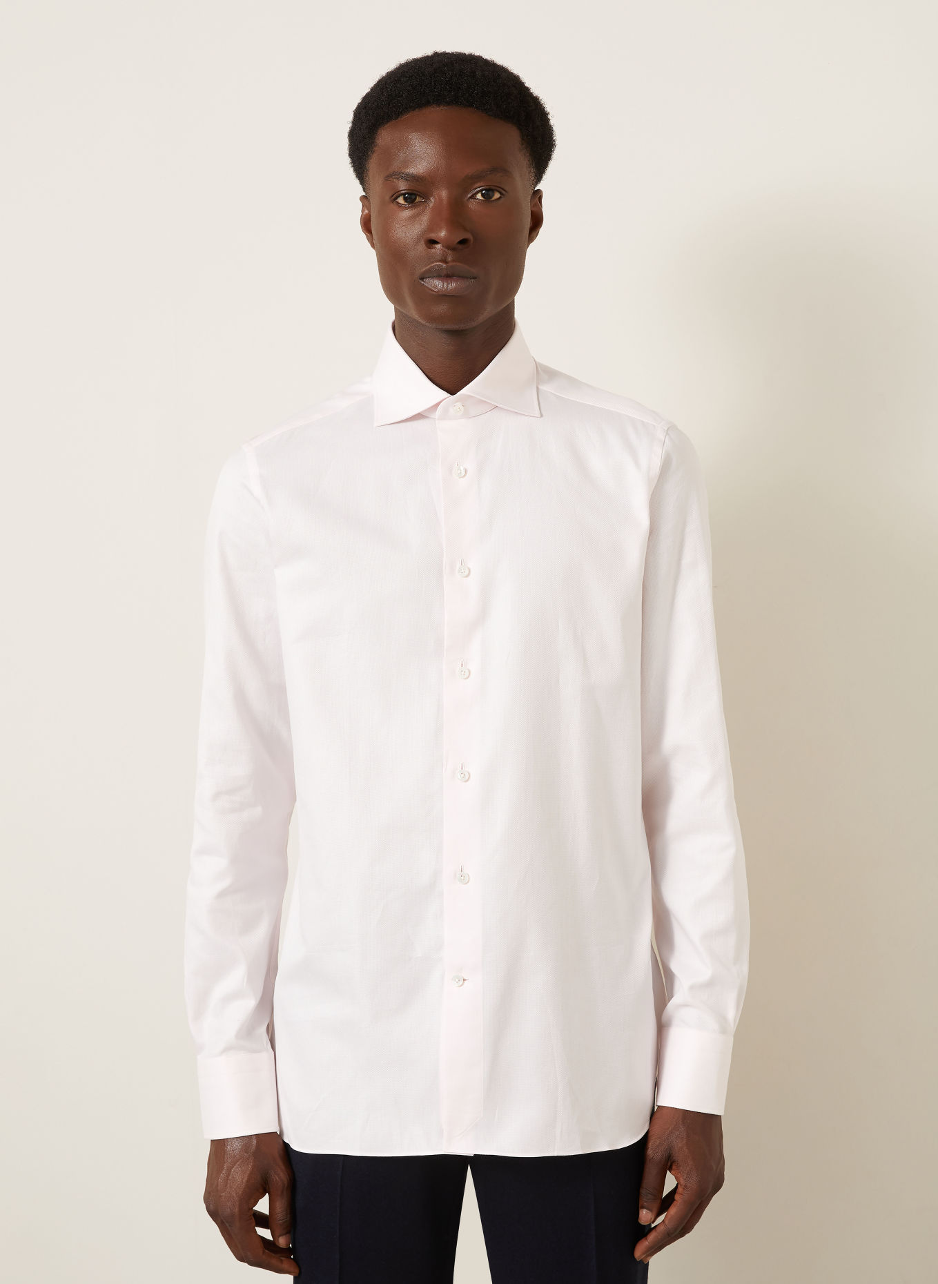 ZEGNA Hemd Regular Fit: HELLROSA