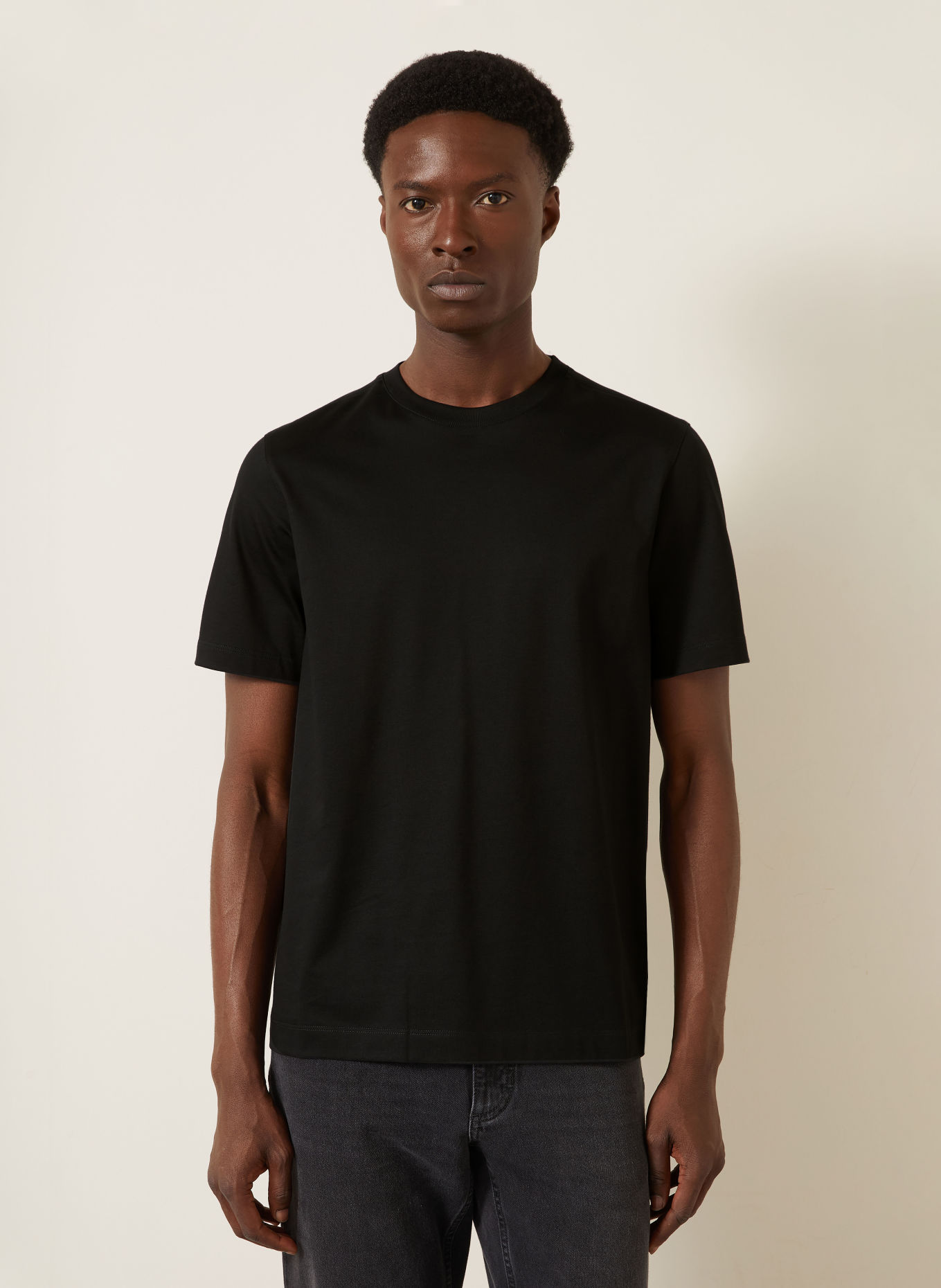 ZEGNA T-shirt: BLACK
