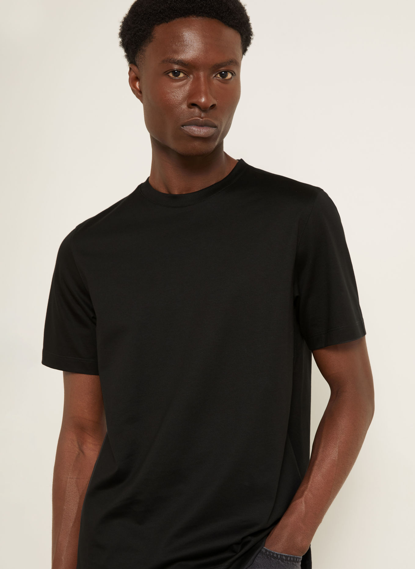 ZEGNA T-shirt: BLACK
