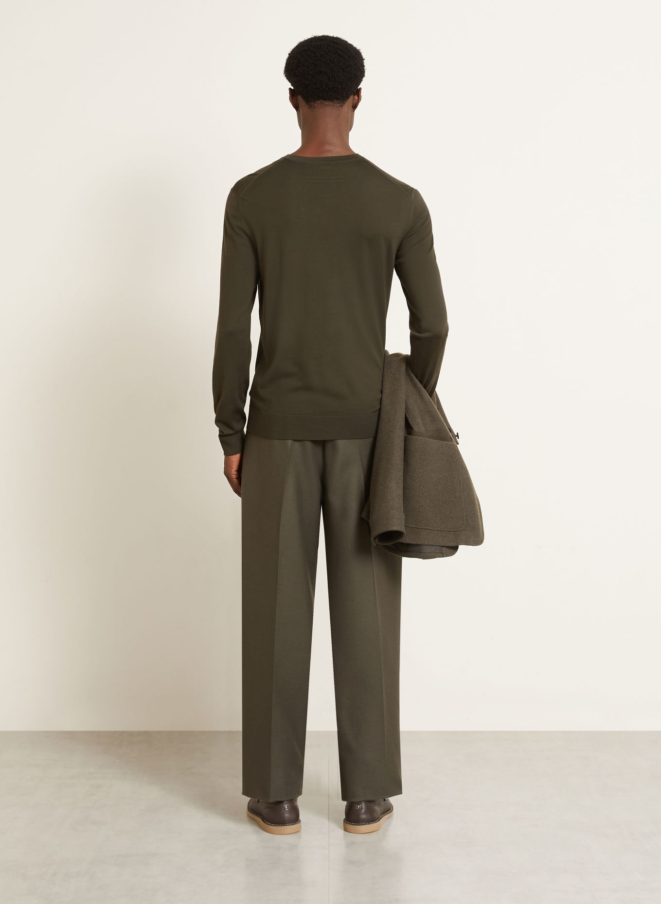 ZEGNA TROFEO Sweater: KHAKI