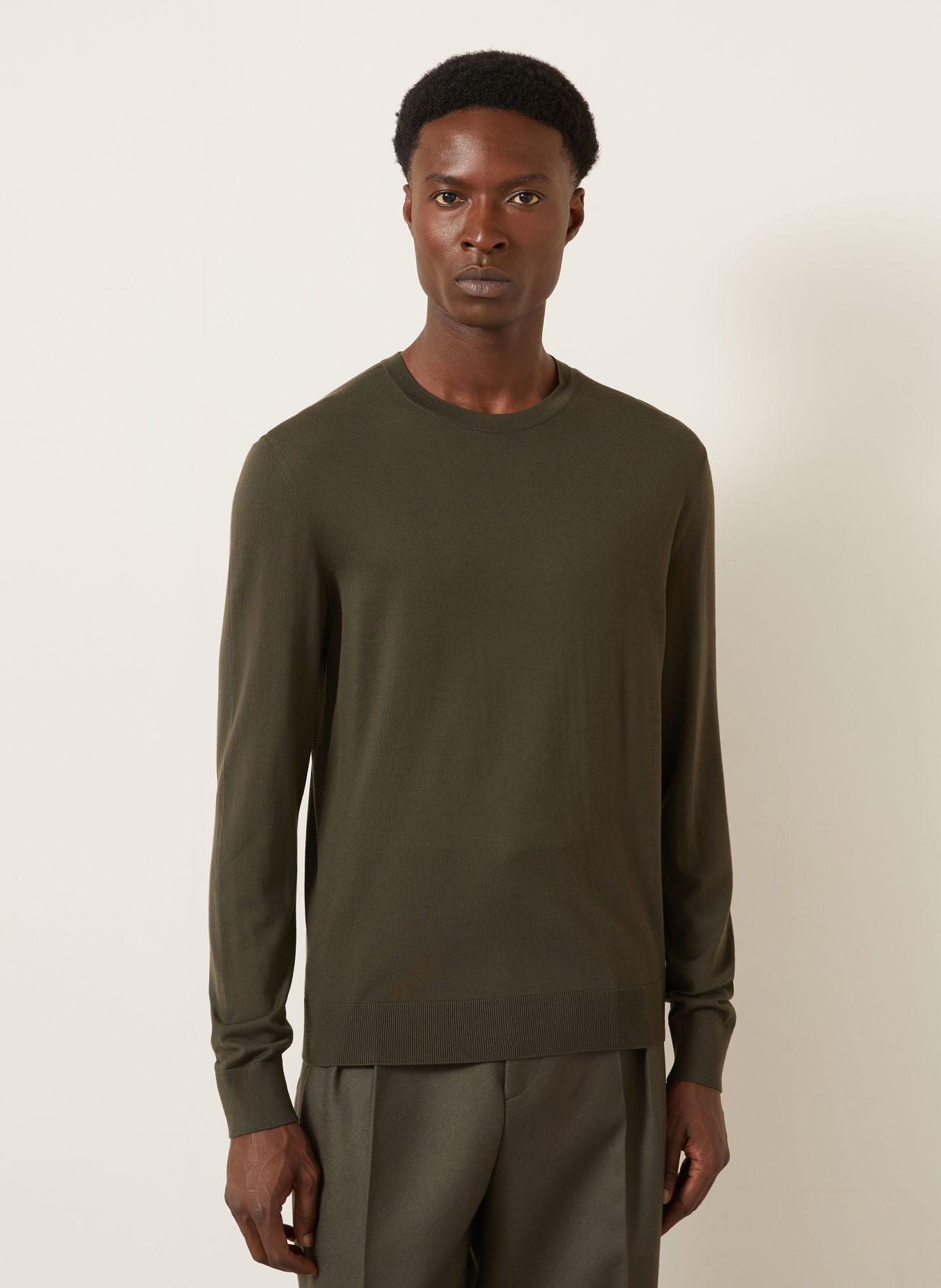 ZEGNA TROFEO Sweater: KHAKI