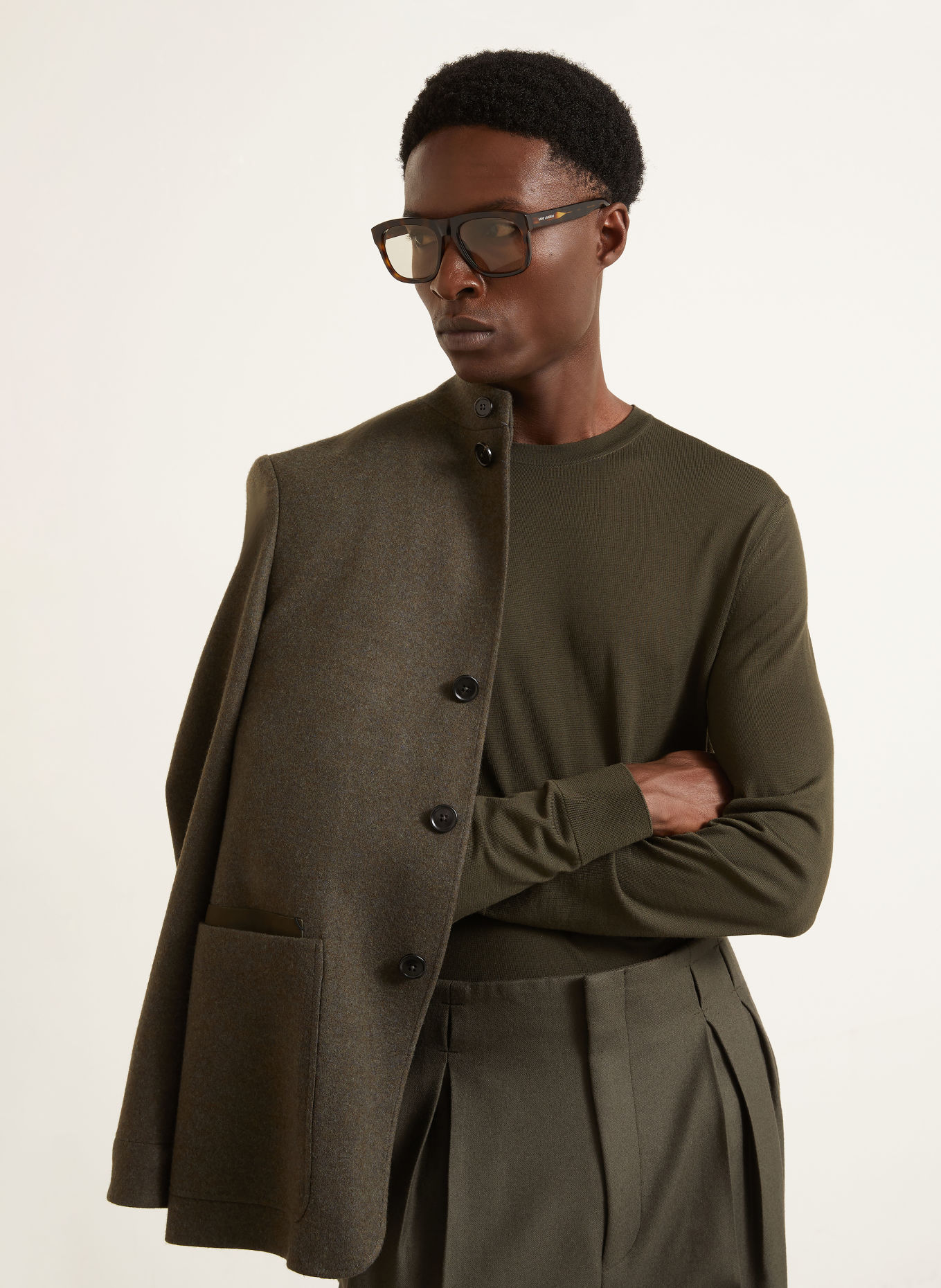ZEGNA TROFEO Sweater: KHAKI