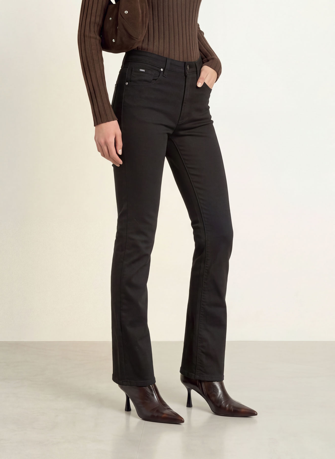 mavi Jeansy straight KENDRA: A6494 Double Black STR