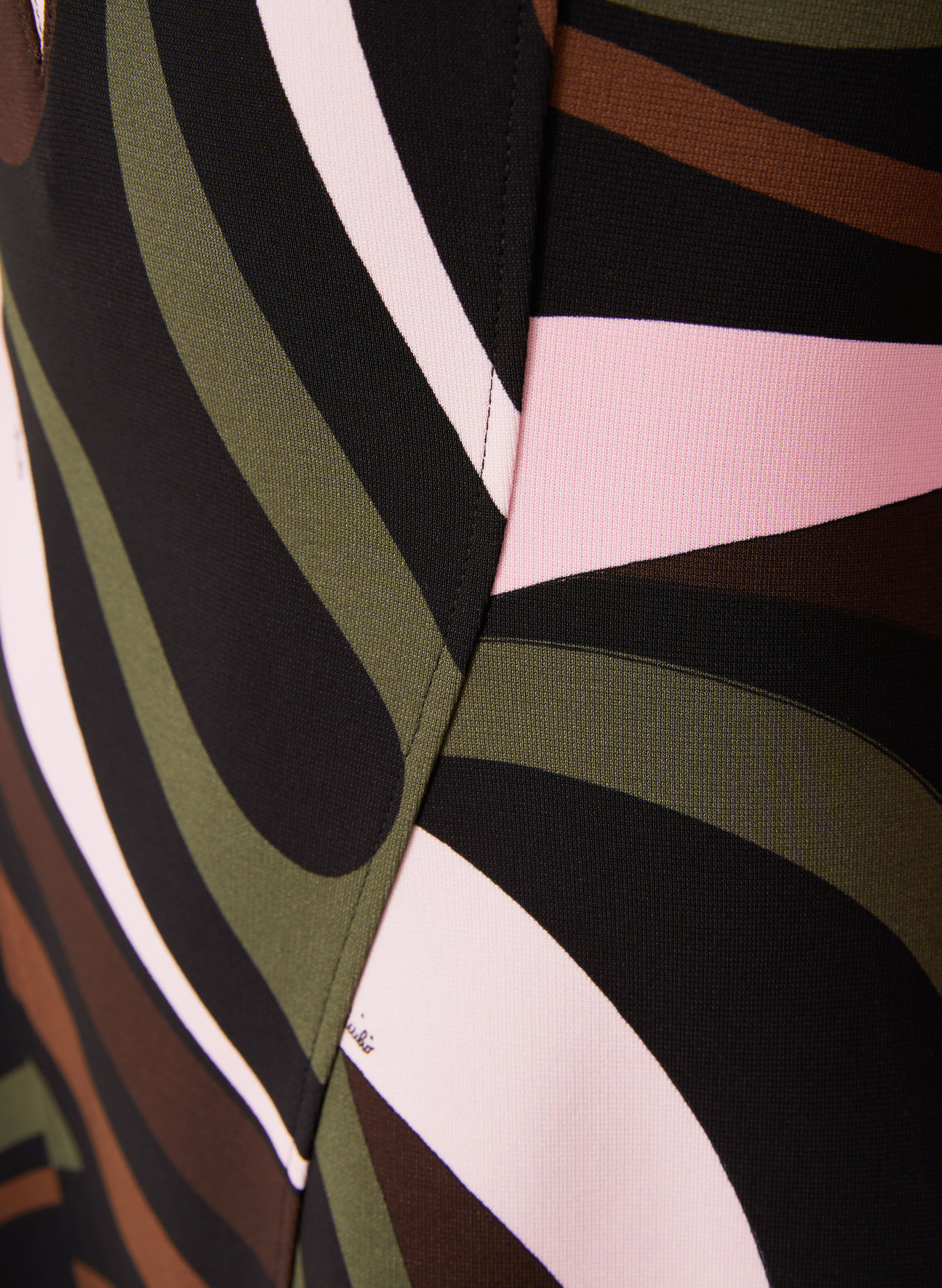 PUCCI Dress: KHAKI / PINK / BLACK