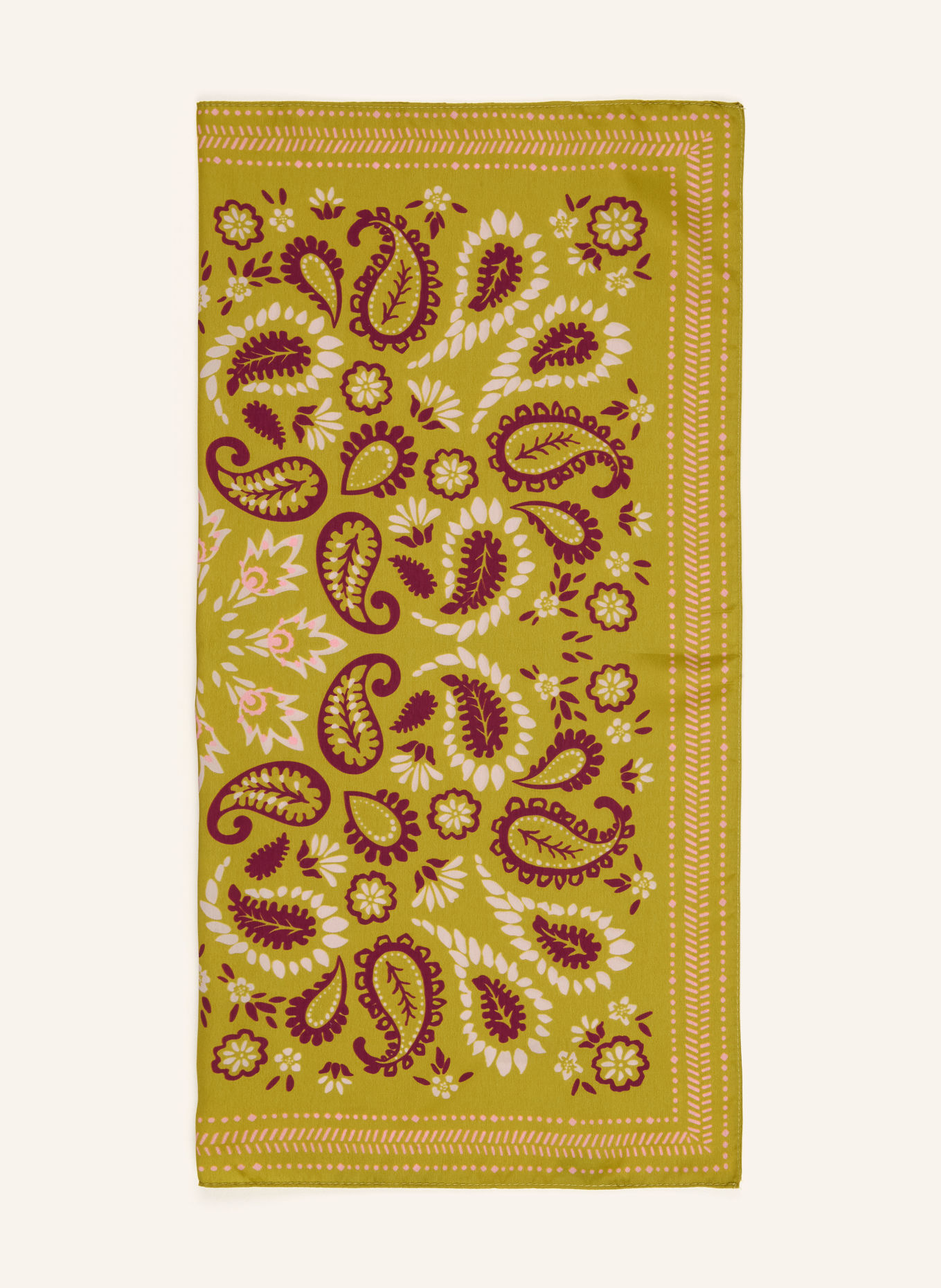 Smith & Soul Tuch: OLIV / DUNKELROT