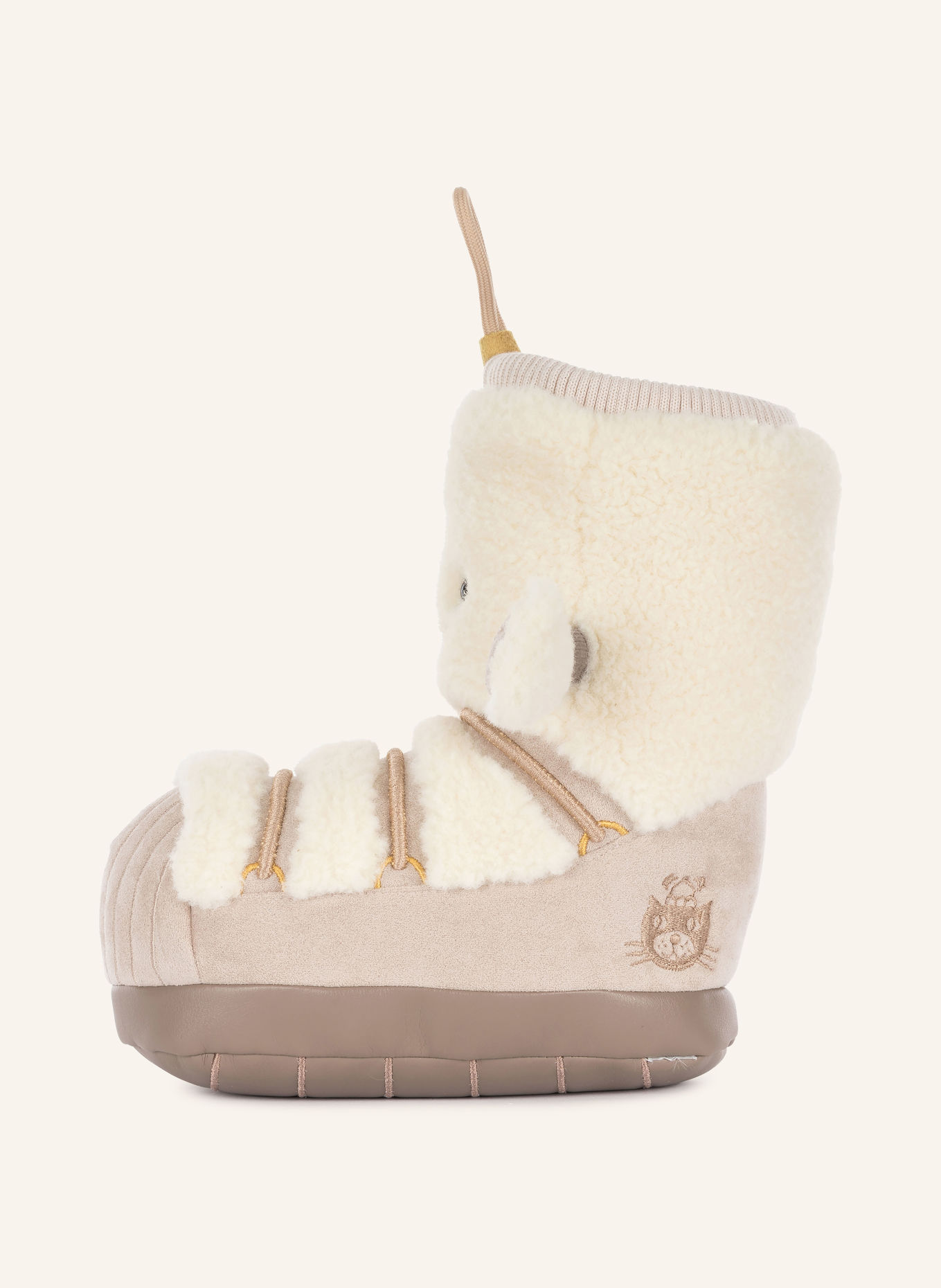 Jellycat Pluche speelgoed AMUSEABLES PERTA SNOW BOOT: BEIGE / TAUPE