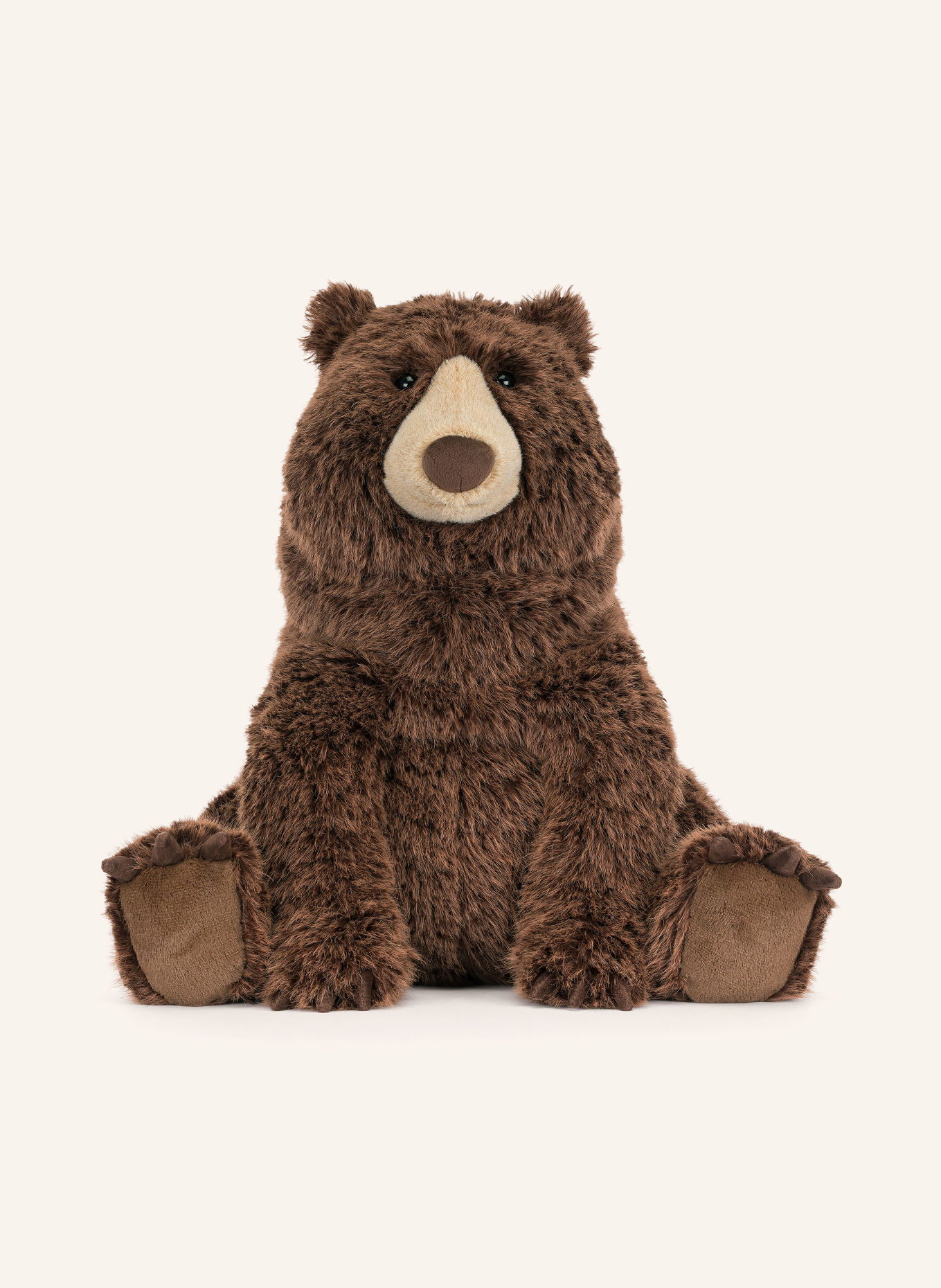 Jellycat Plyslegetøj BIZZLESTOMP BEAR: MØRKEBRUN