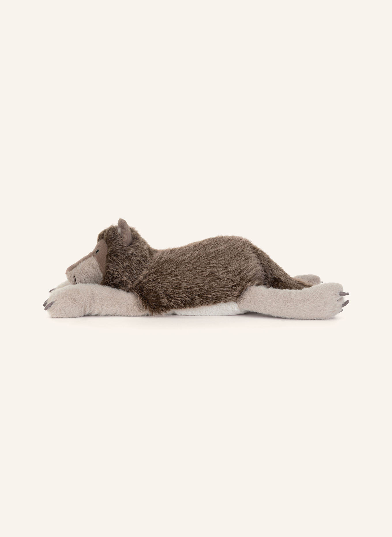 Jellycat Plüsch-Spielzeug ULRICH WOLF: TAUPE / BRAUN / CREME