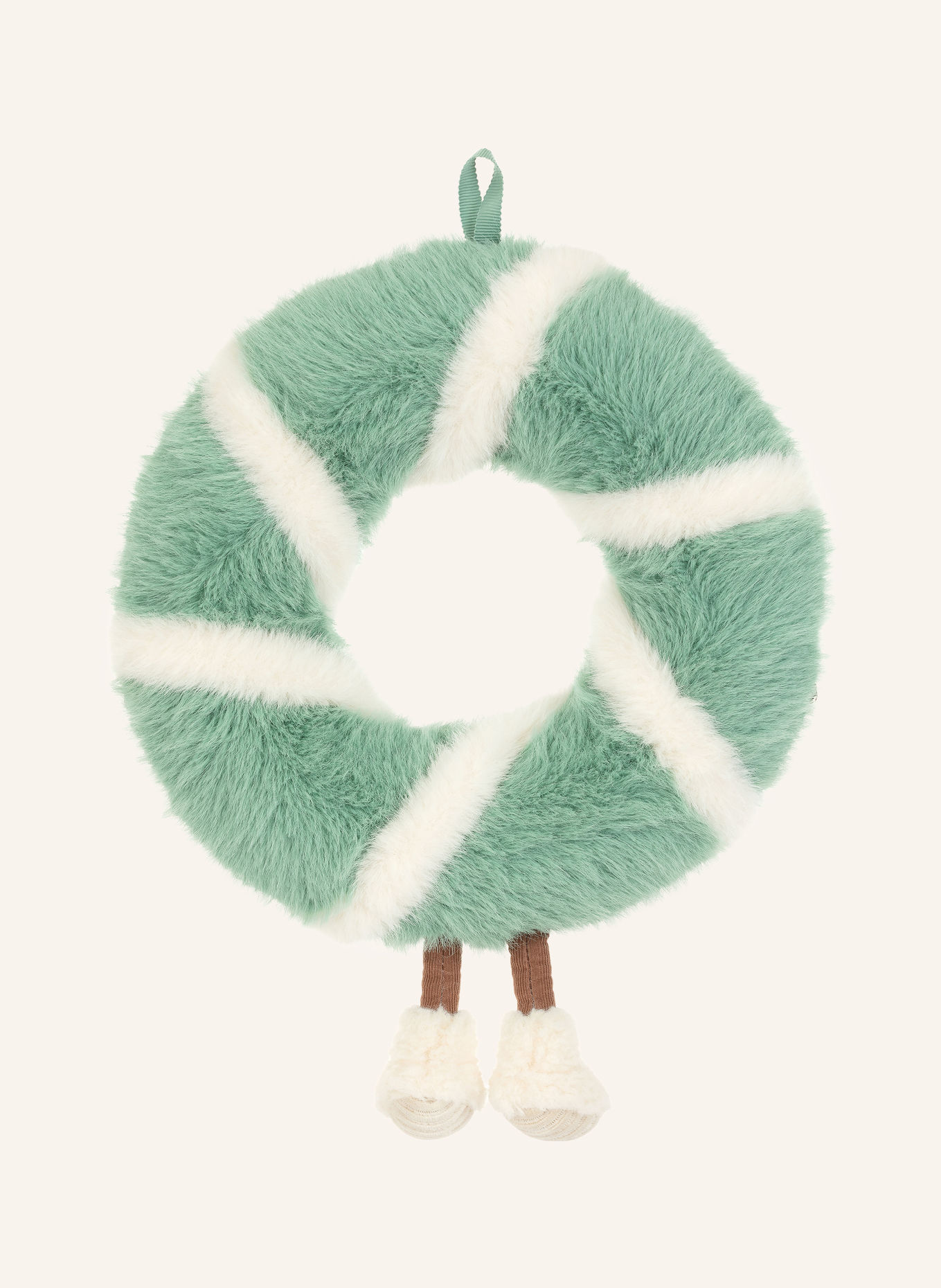 Jellycat Plüsch-Spielzeug AMUSEABLES PINECONE WREATH: HELLGRÜN / BRAUN / CREME