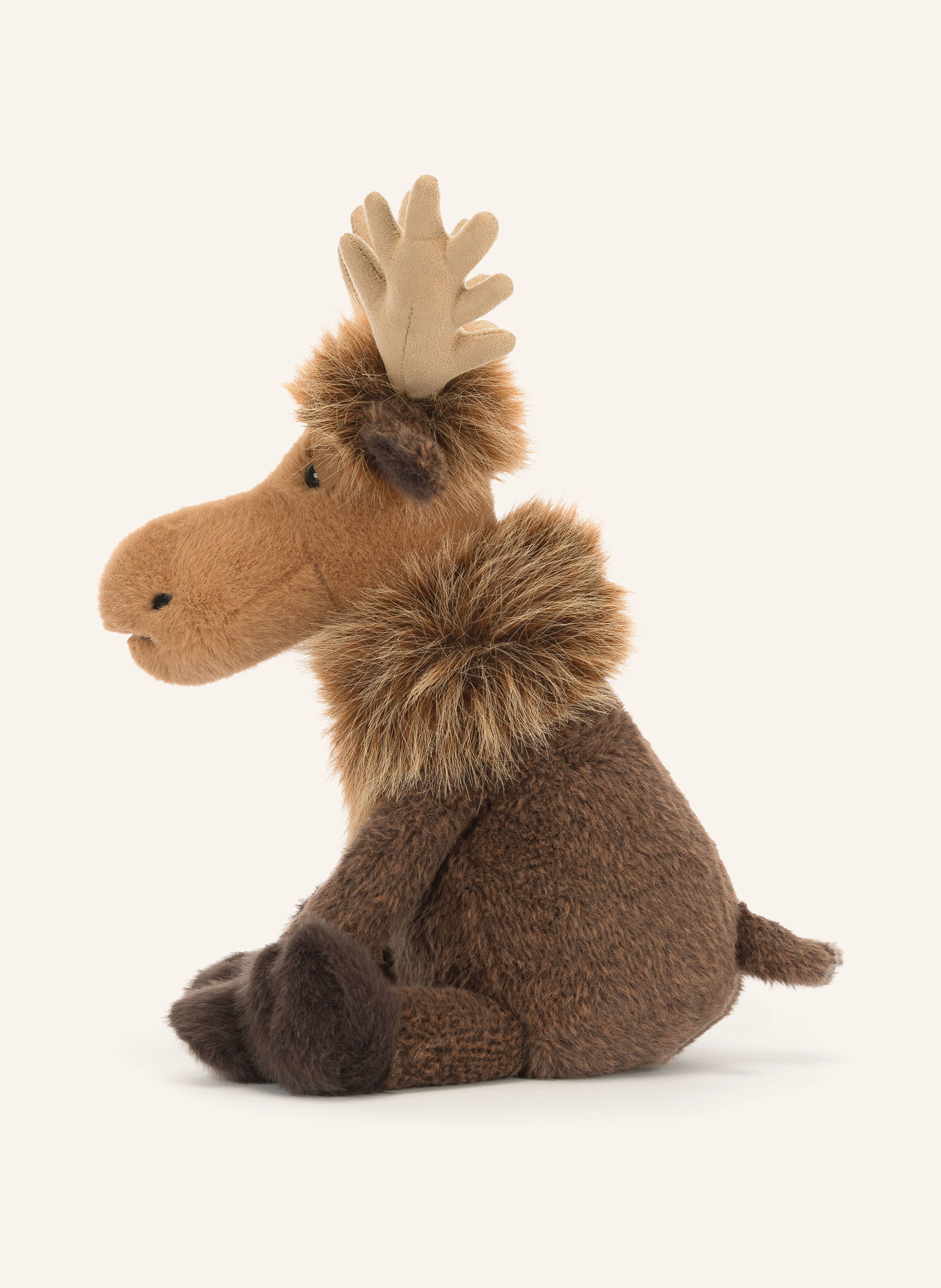 Jellycat Plyšová hračka BIRCHLY MOOSE: TMAVĚ HNĚDÁ / VELBLOUDÍ