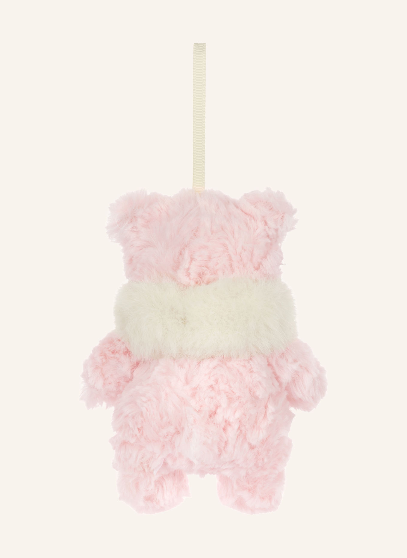 Jellycat Ozdobna zawieszka LEOLA BEAR WINTER WARMER: BLADORÓŻOWY / KREMOWY