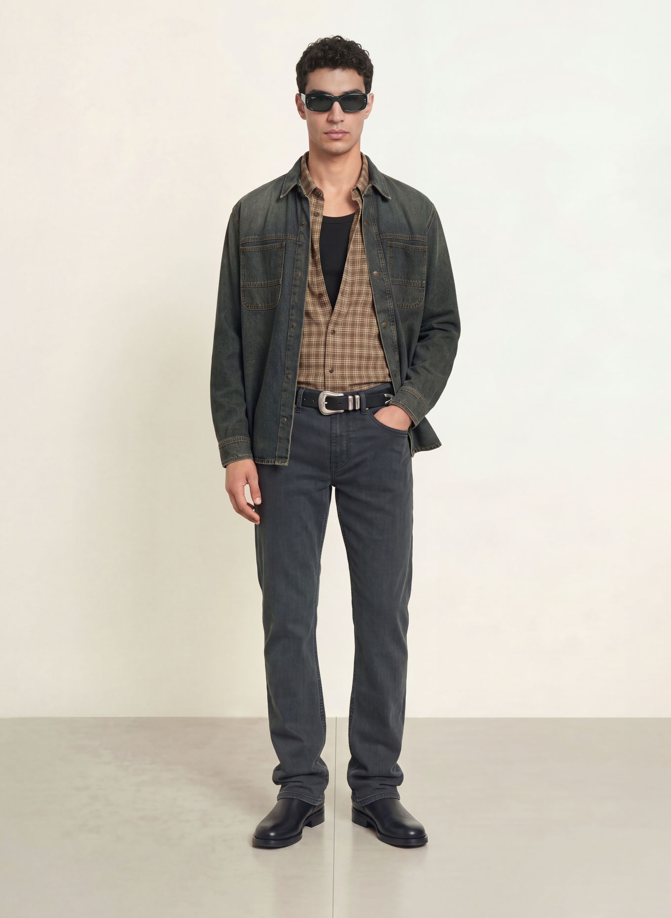 7 for all mankind Jeans THE STRAIGHT 34" Slim Fit: 49R Blue