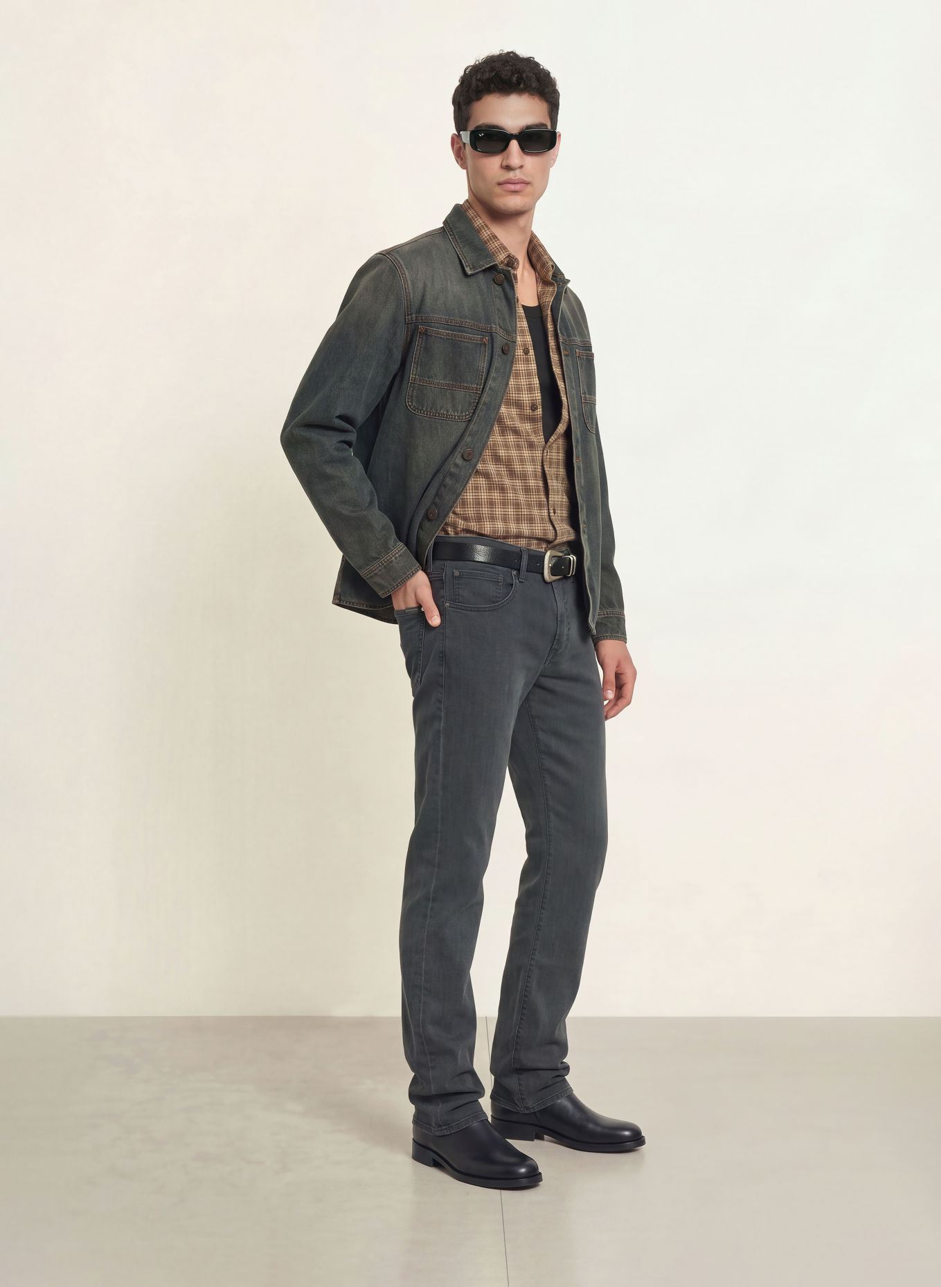7 for all mankind Jeans THE STRAIGHT 34" Slim Fit: 49R Blue