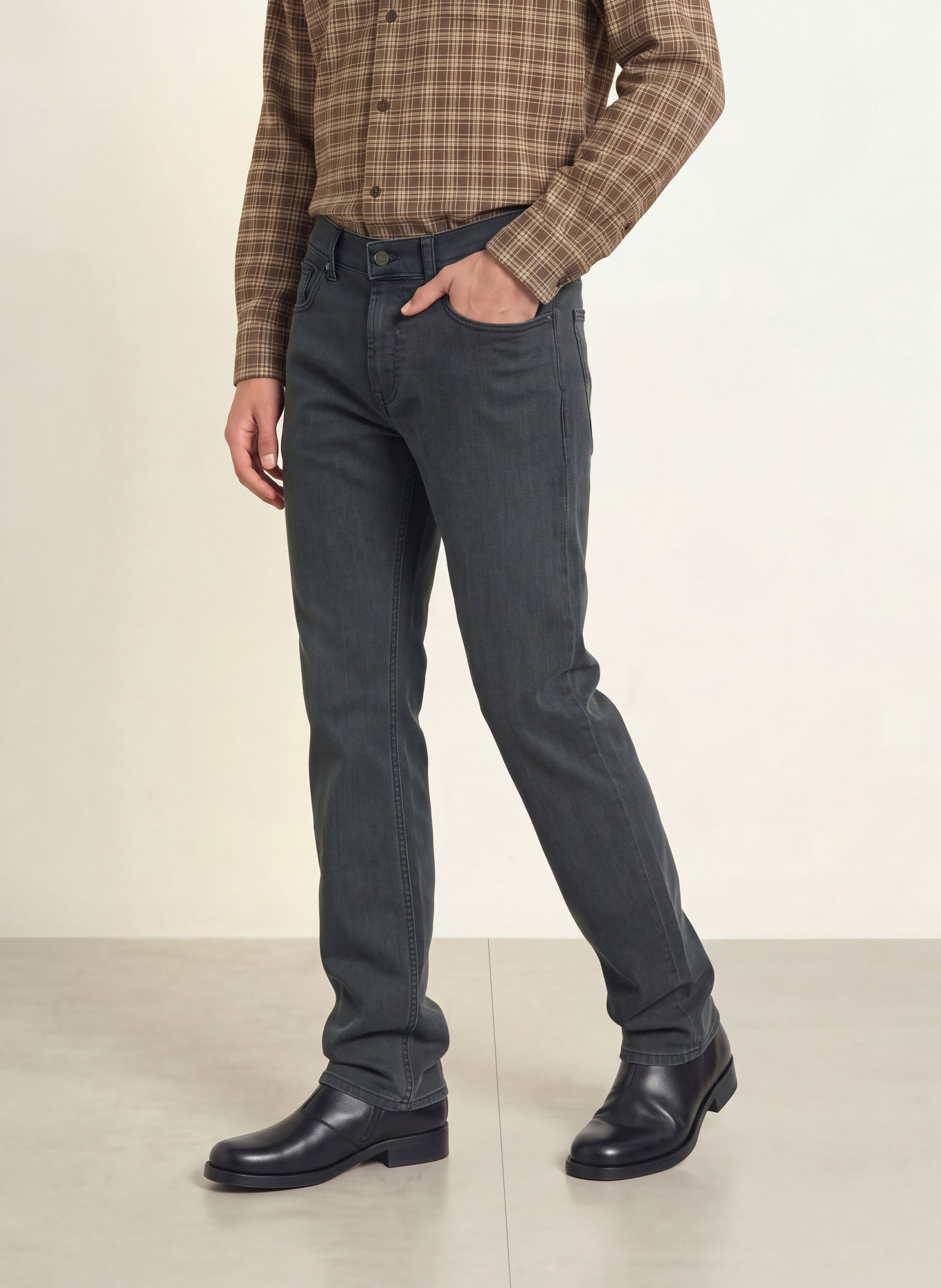 7 for all mankind Jeans THE STRAIGHT 34" Slim Fit: 49R Blue