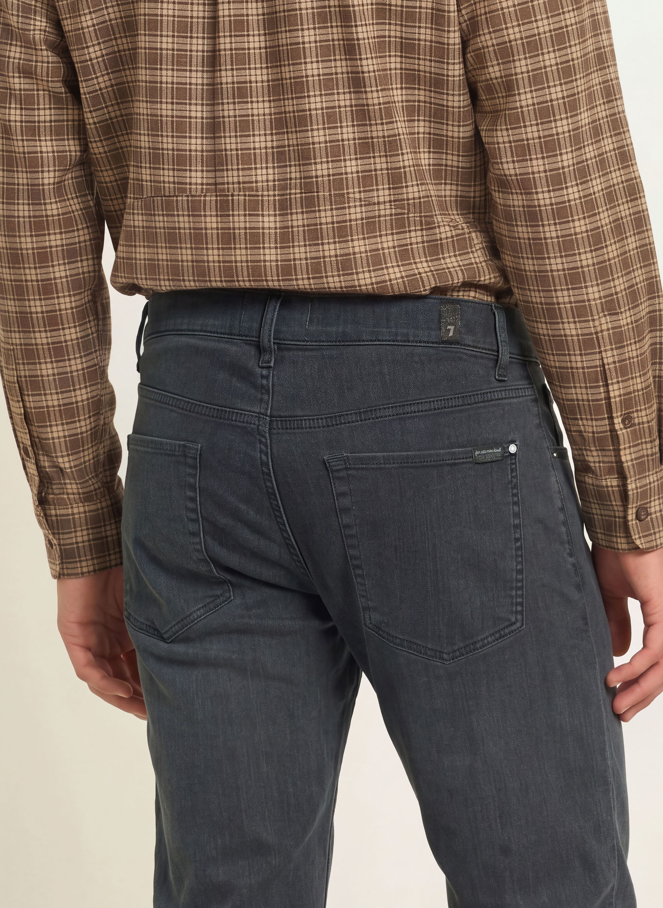 7 for all mankind Jeans THE STRAIGHT 34" Slim Fit: 49R Blue