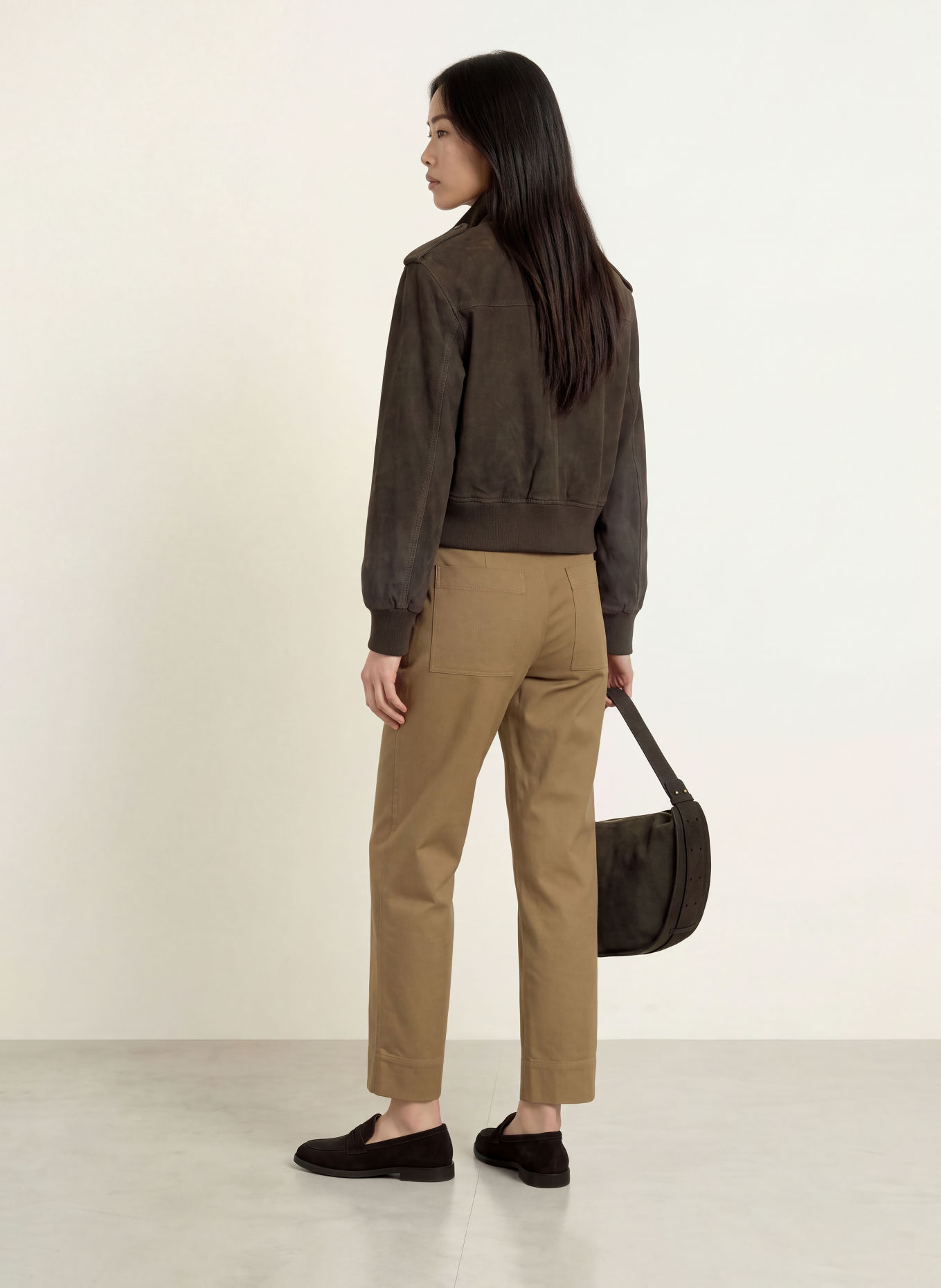 Marc O'Polo 7/8-length trousers: BROWN