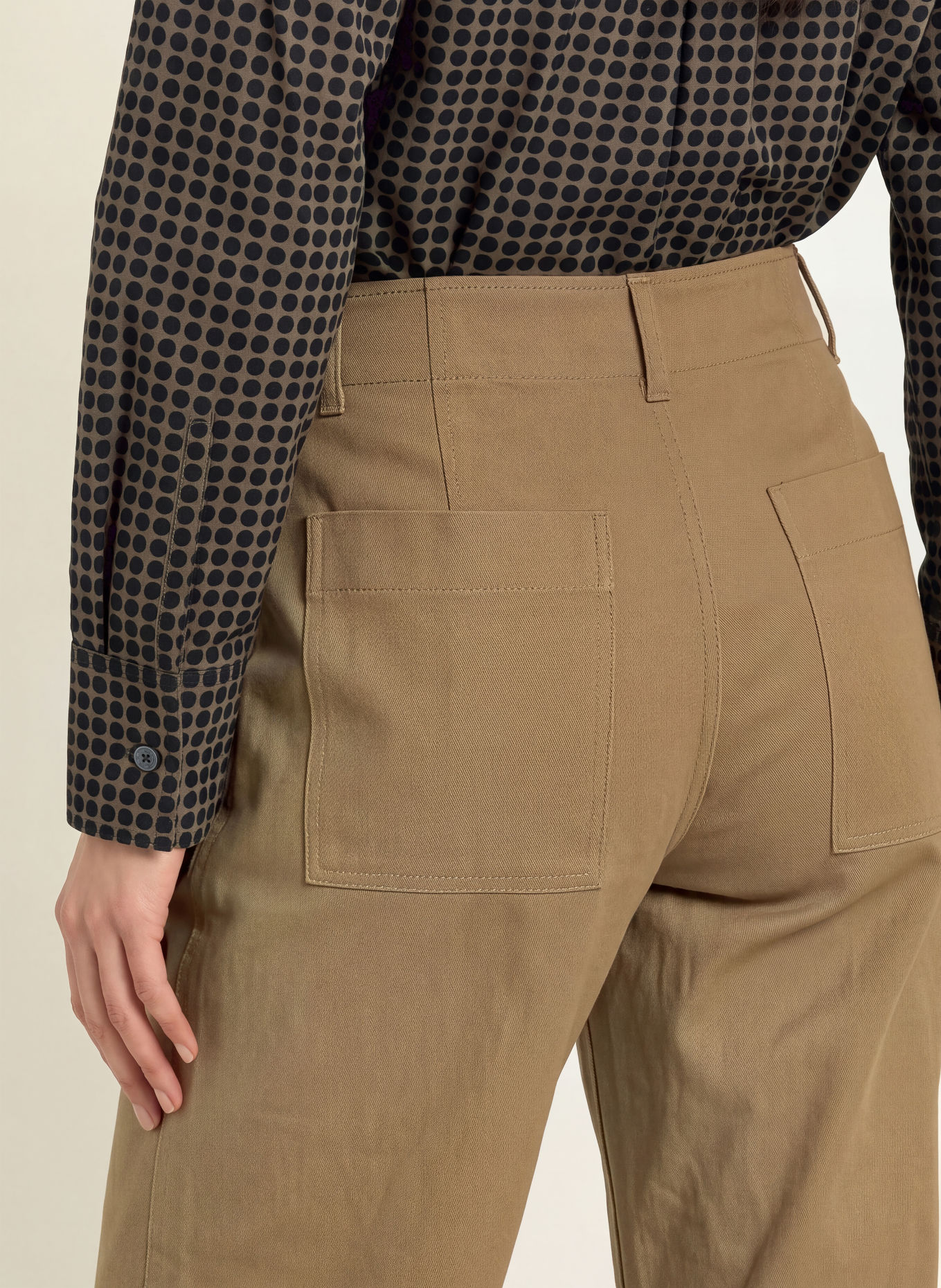 Marc O'Polo 7/8-length trousers: BROWN