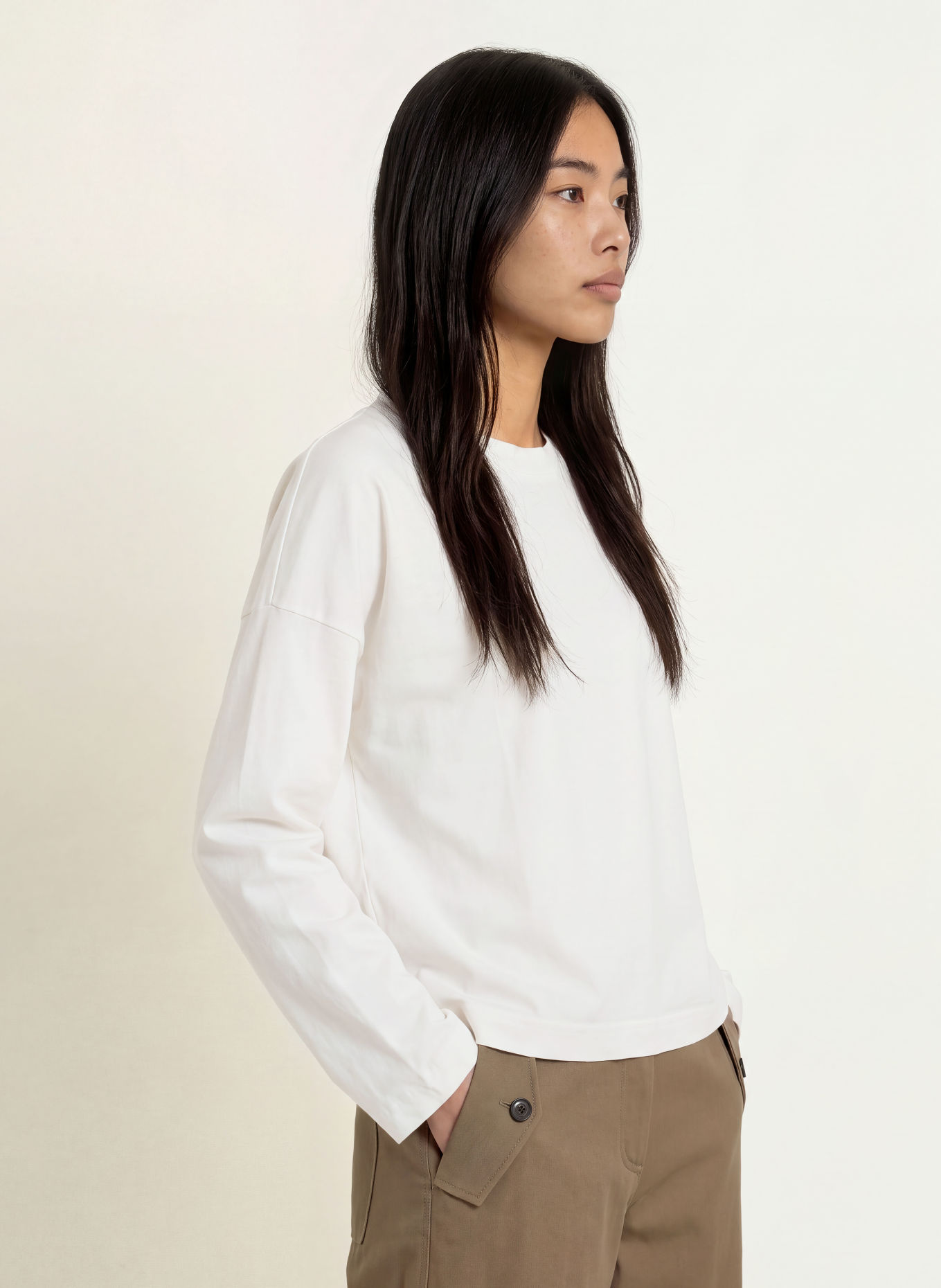Marc O'Polo Longsleeve: WEISS