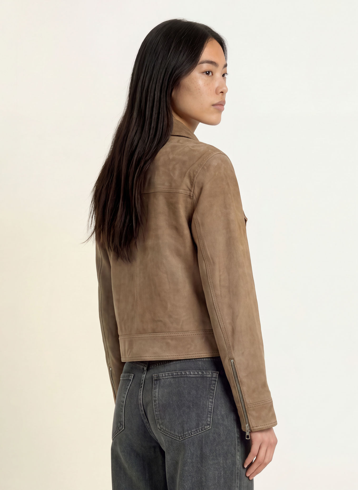 Marc O'Polo Lederjacke: HELLBRAUN