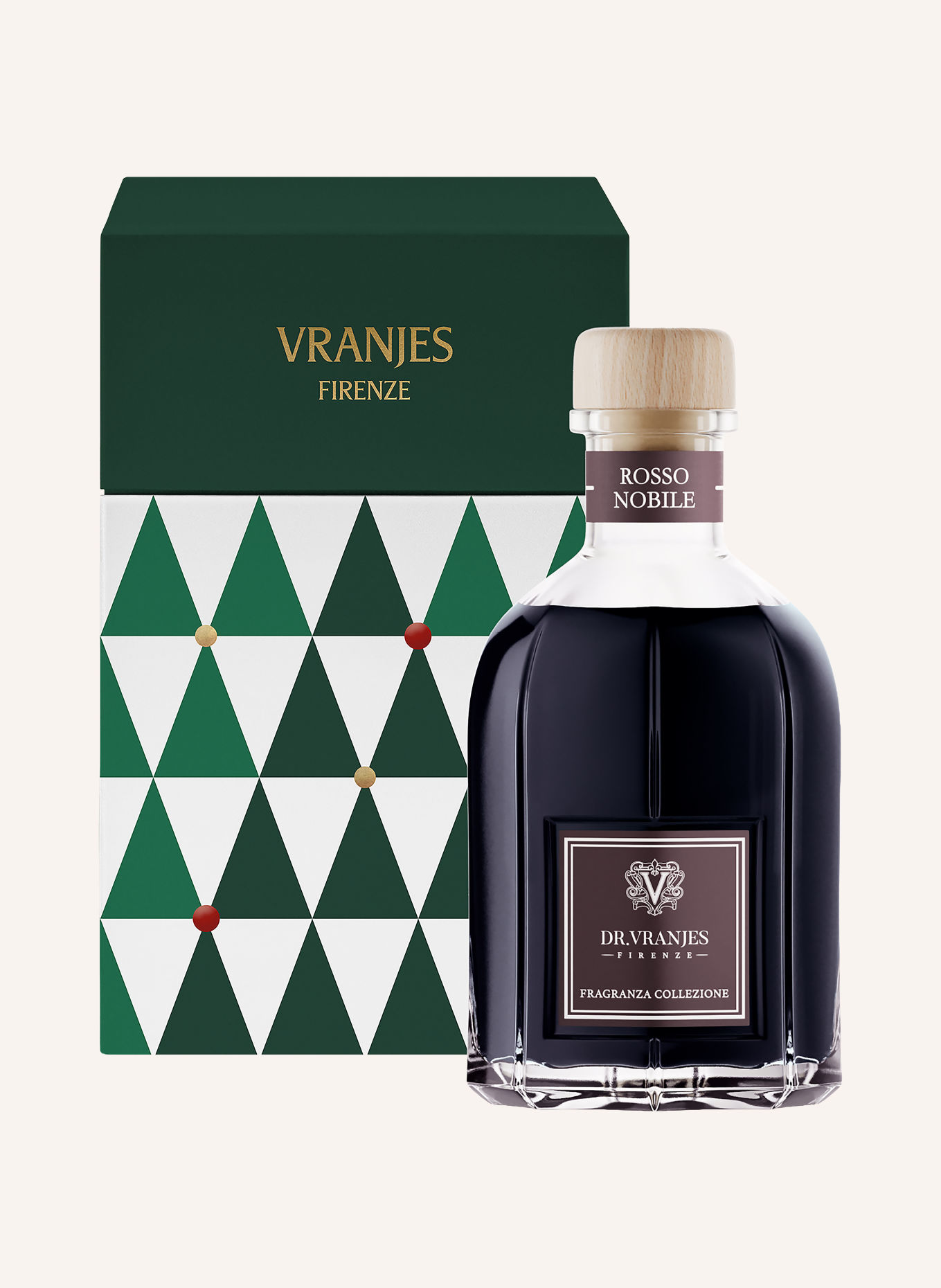 Dr. Vranjes Rumduft ROSSO NOBILE: MØRKEGRØN / GULD / RØD
