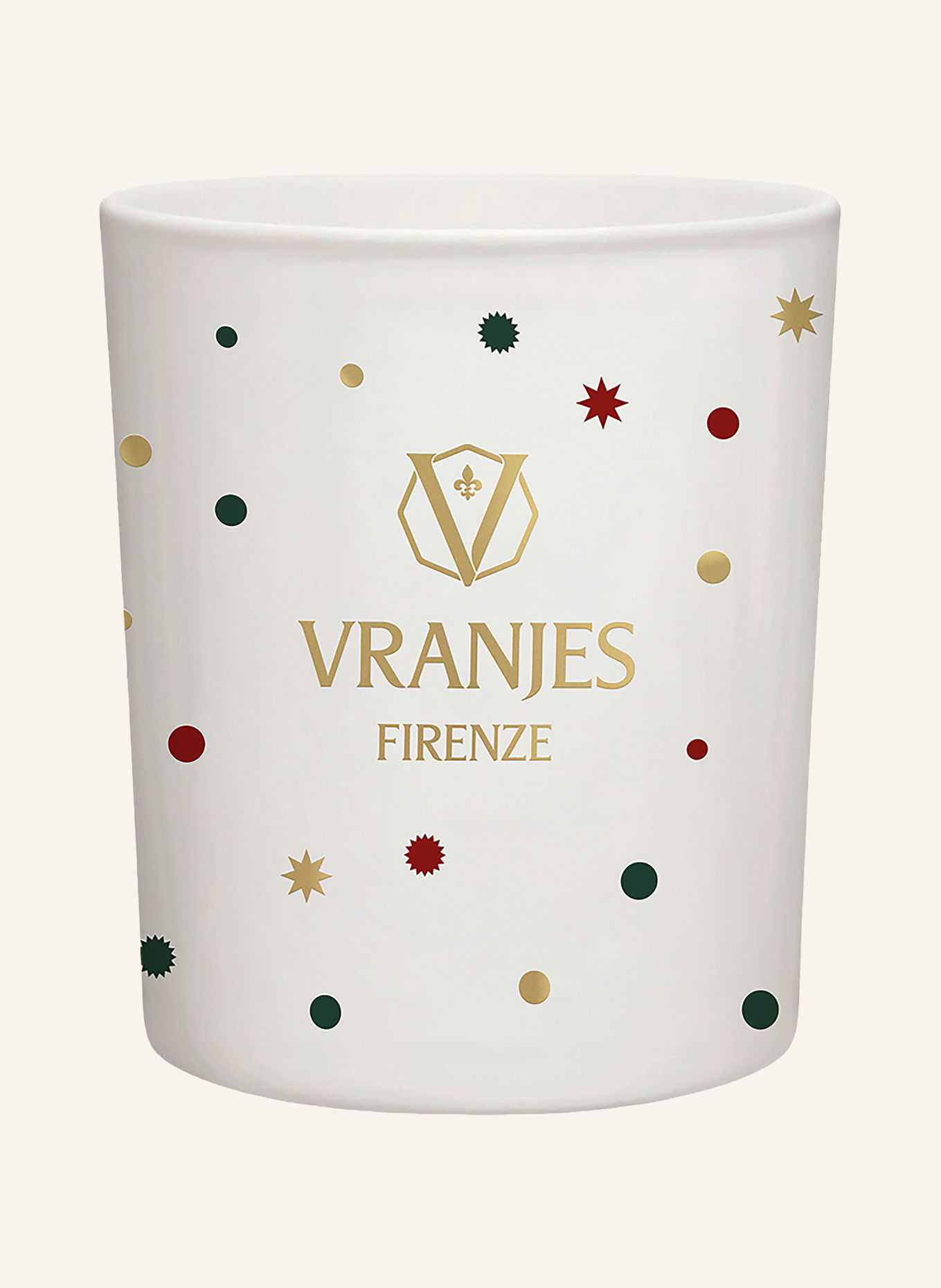 Dr. Vranjes Duftlys PANFORTE: HVID / GULD / MØRKEGRØN