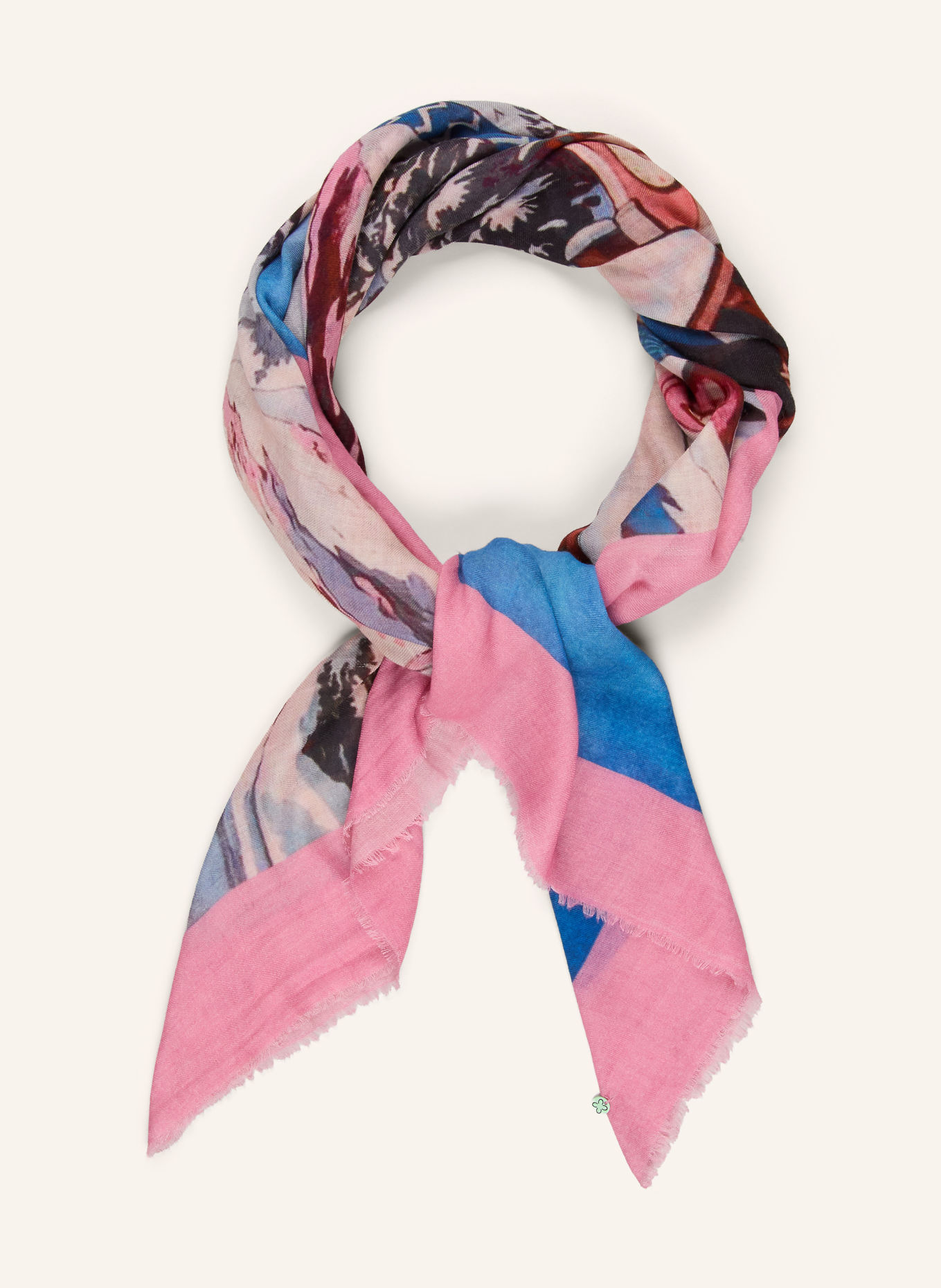CODELLO Tuch: BLAU / ROSA / HELLLILA