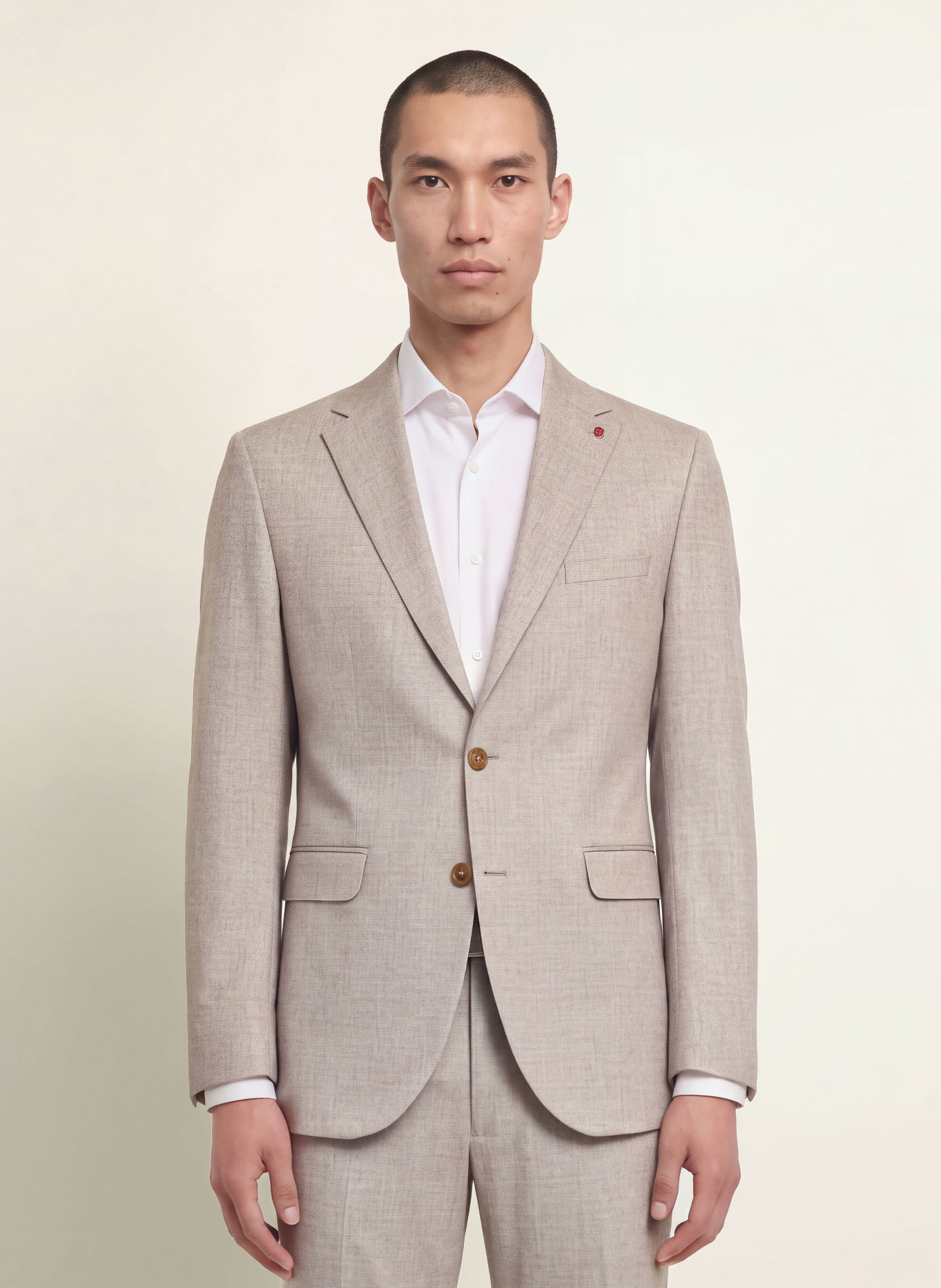 CG - CLUB of GENTS Sacou de costum CG COLVIN Slim Fit din jersey: 22 BEIGE