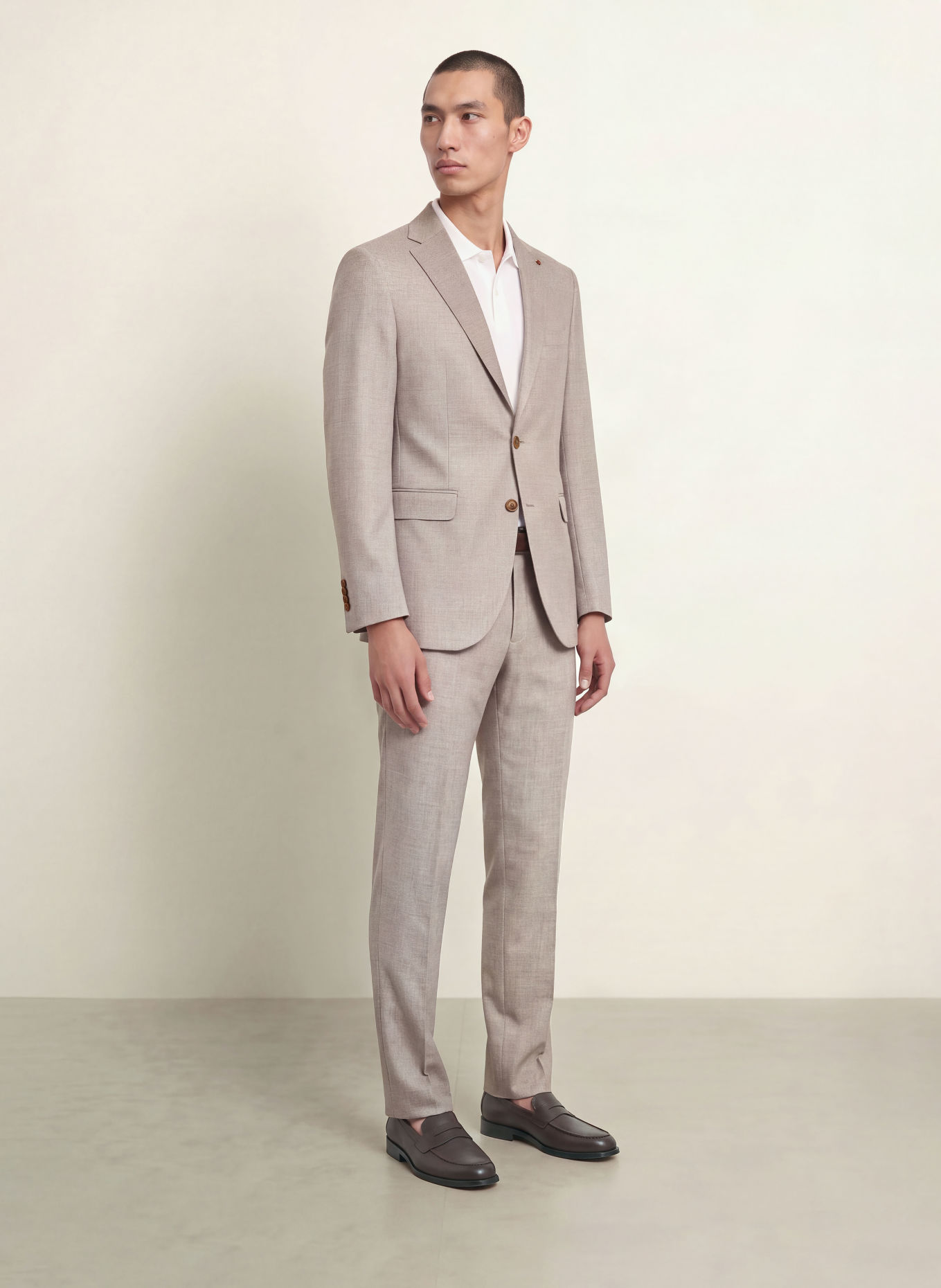 CG - CLUB of GENTS Sacou de costum CG COLVIN Slim Fit din jersey: 22 BEIGE