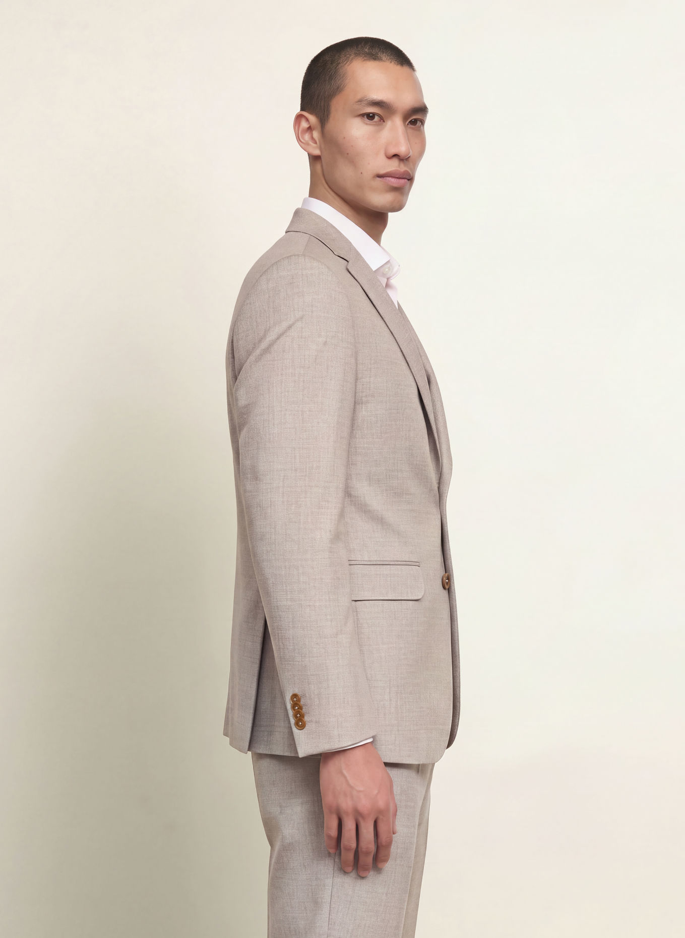 CG - CLUB of GENTS Sacou de costum CG COLVIN Slim Fit din jersey: 22 BEIGE