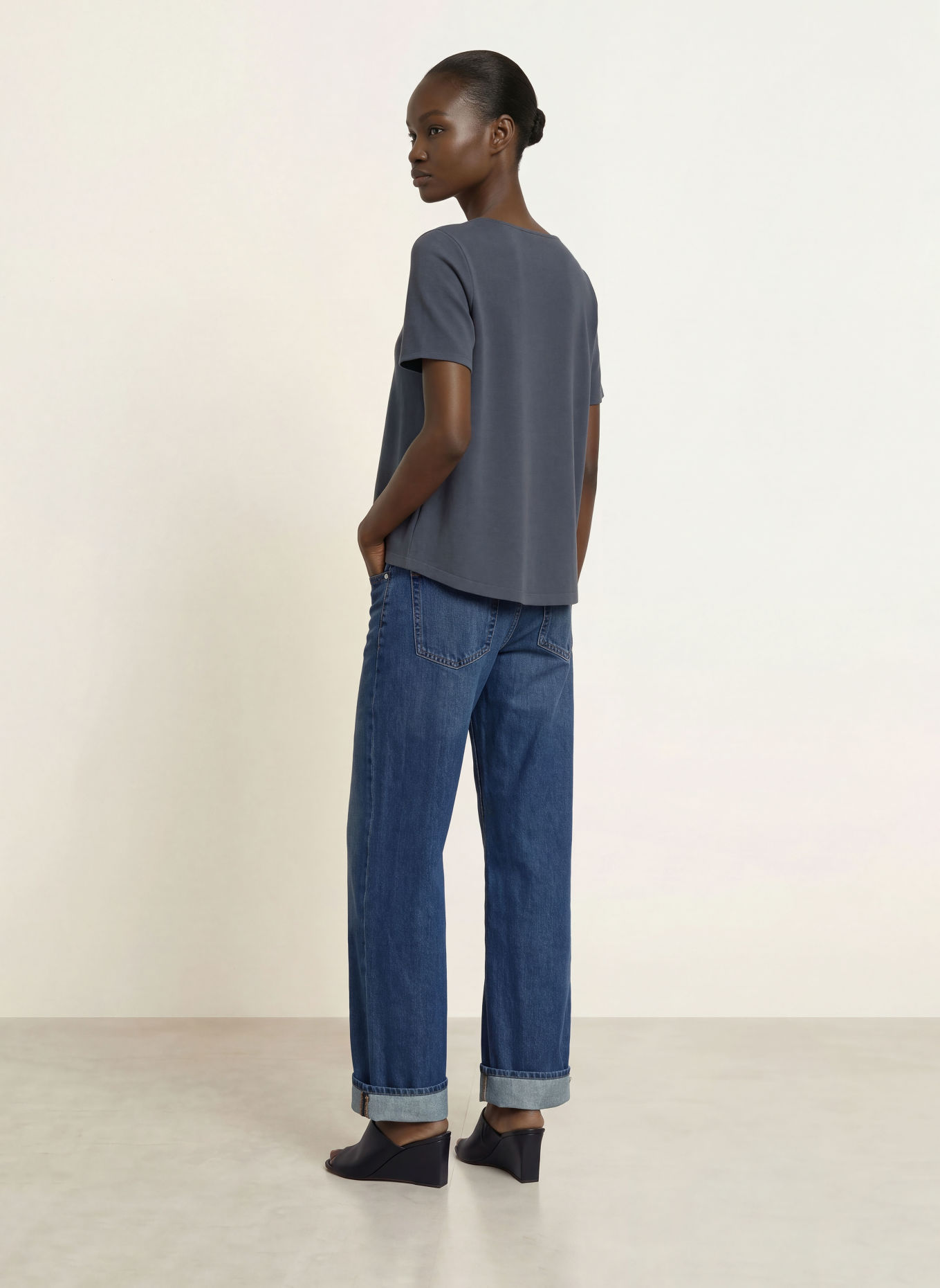 HEMISPHERE Knit shirt: DARK GRAY