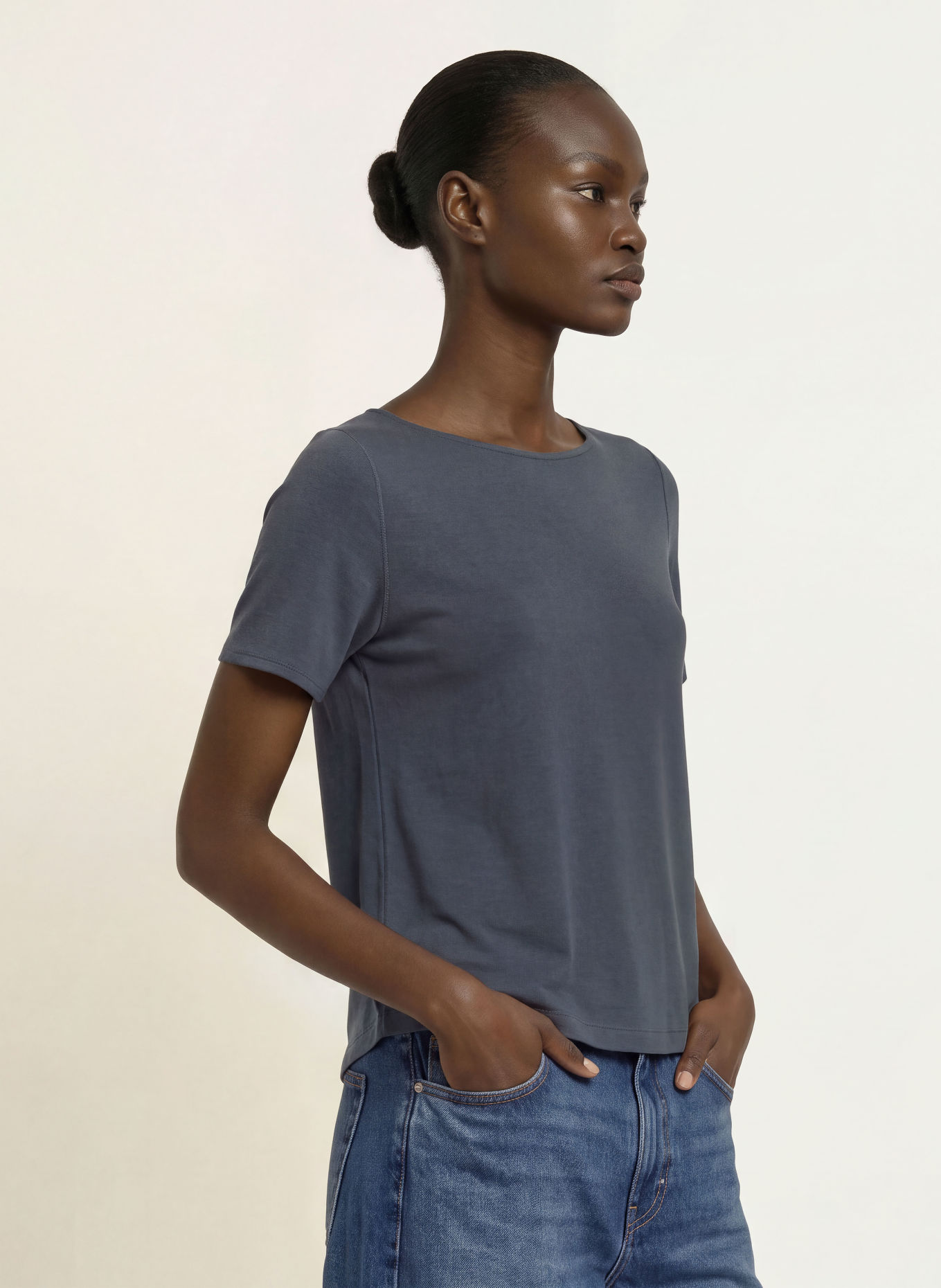 HEMISPHERE Knit shirt: DARK GRAY