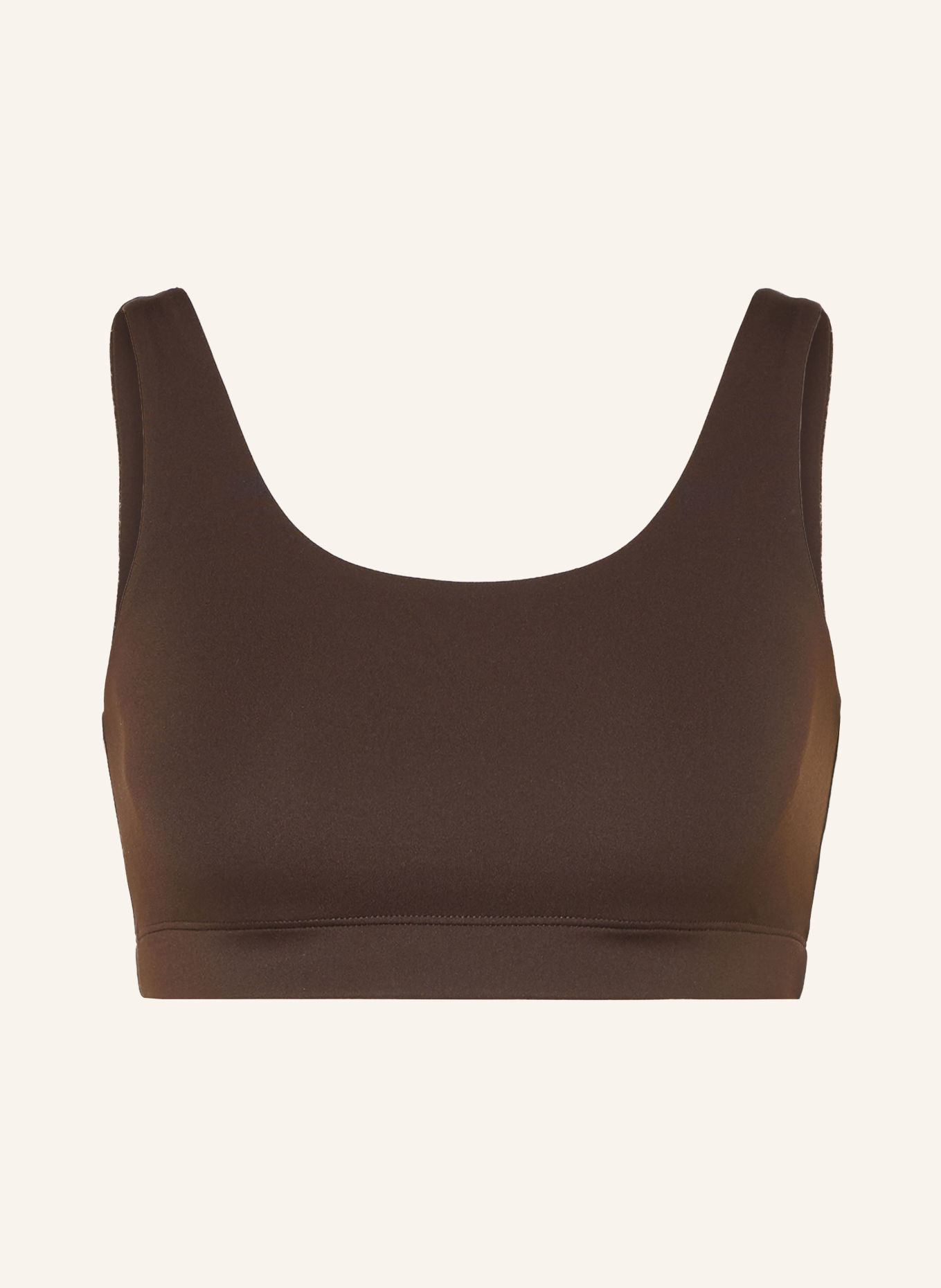 Sweaty Betty Sport-bh ALL DAY: MARRON FONCÉ