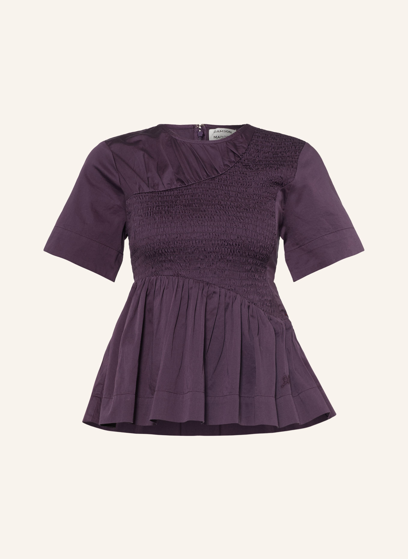 DAMSON MADDER. Blusenshirt EMMY: DUNKELLILA