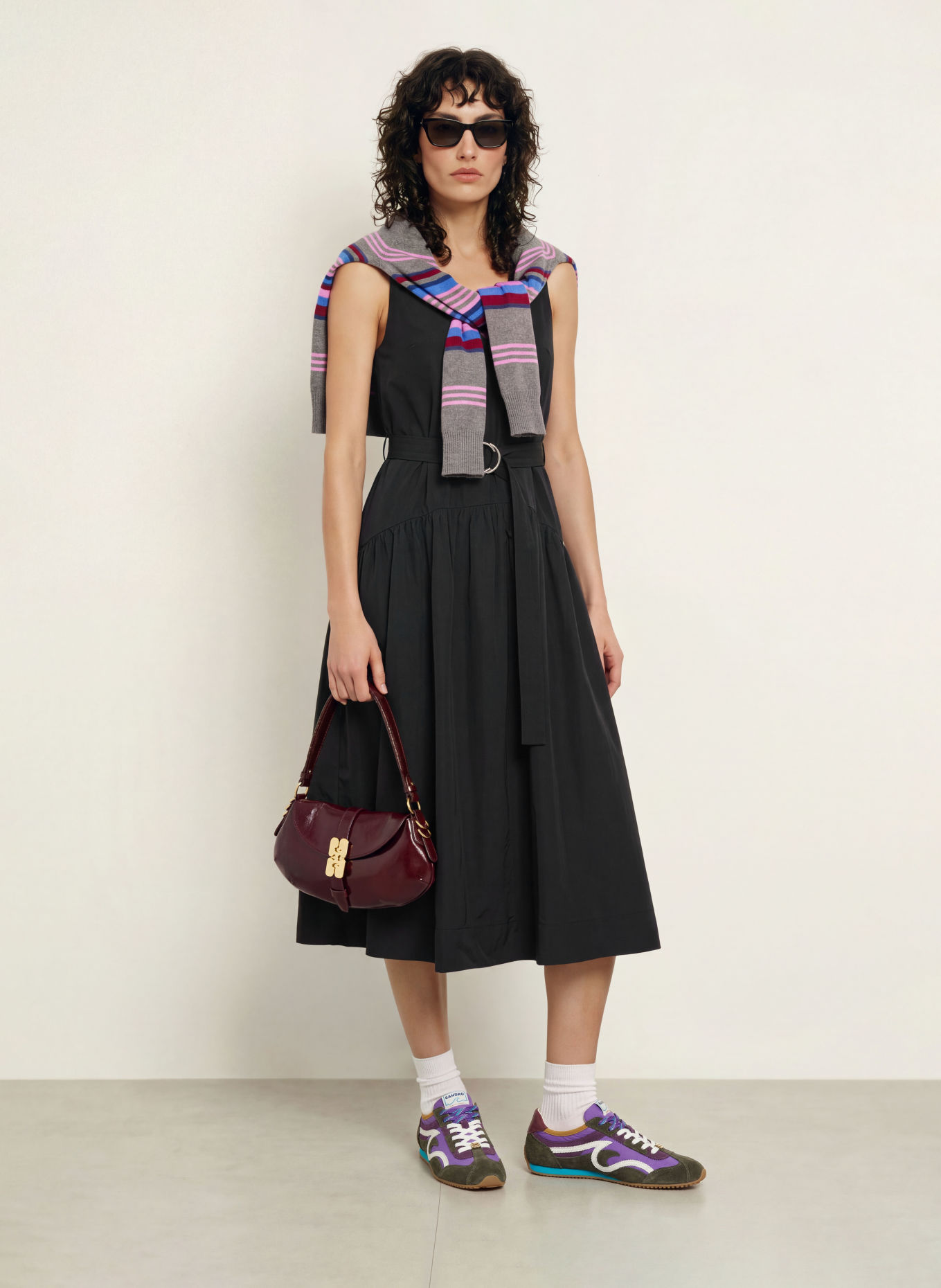 DAMSON MADDER. Kleid DALLAS: SCHWARZ
