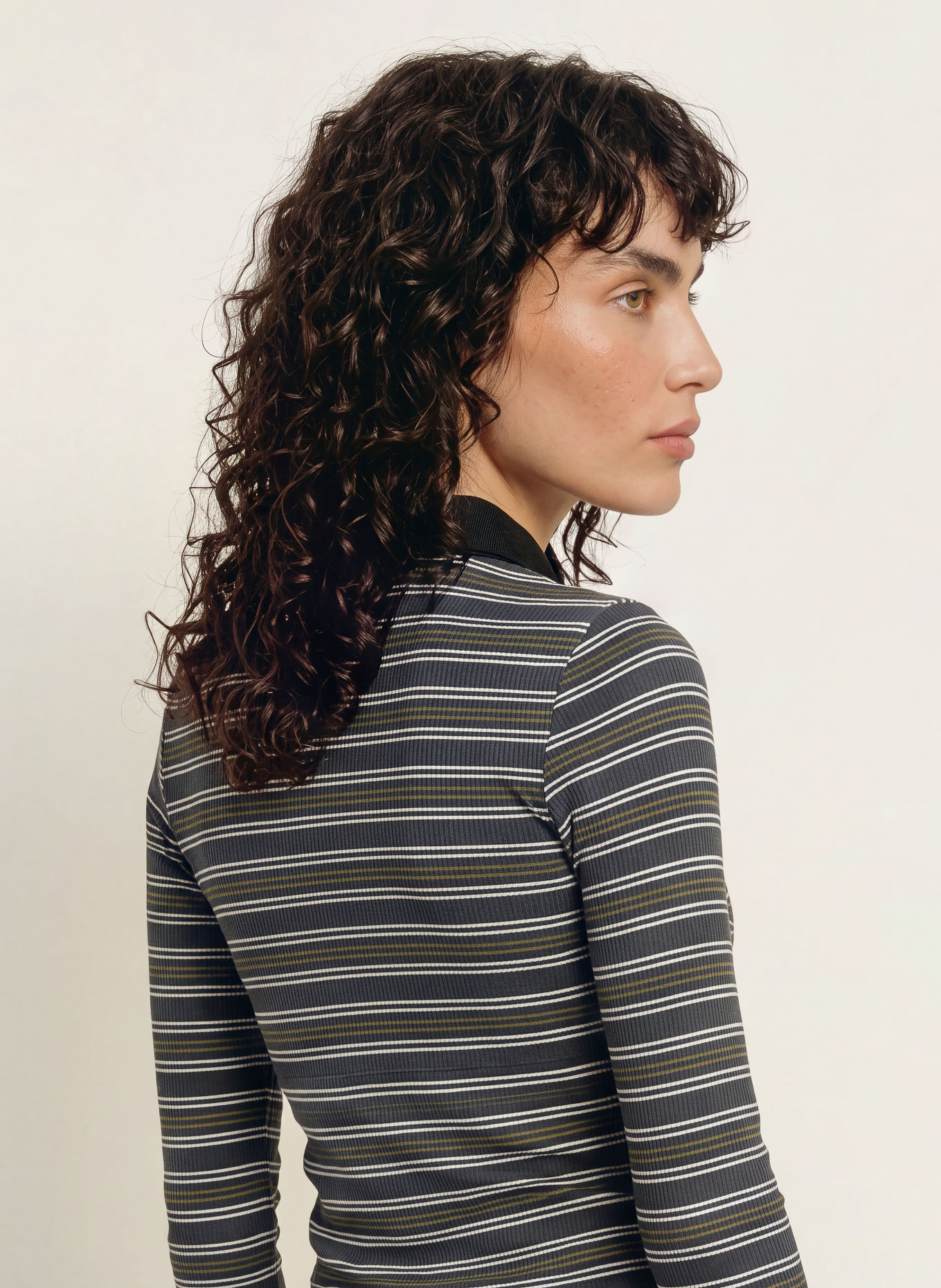 DAMSON MADDER. Jersey-poloshirt PEYTON: DONKERBLAUW / OLIJF / WIT