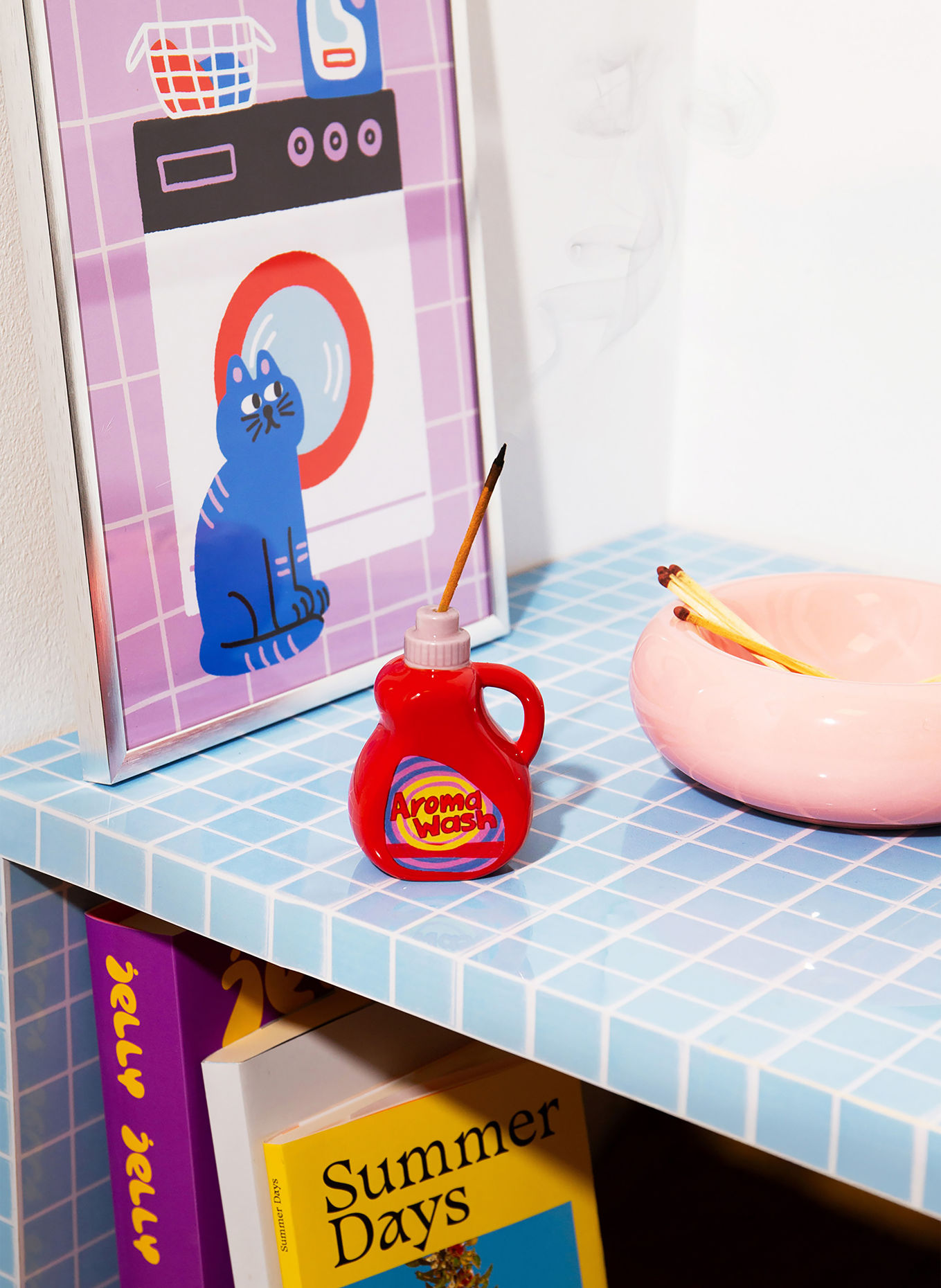DOIY FRESHUP Incense Holder: RED / ROSE / PURPLE