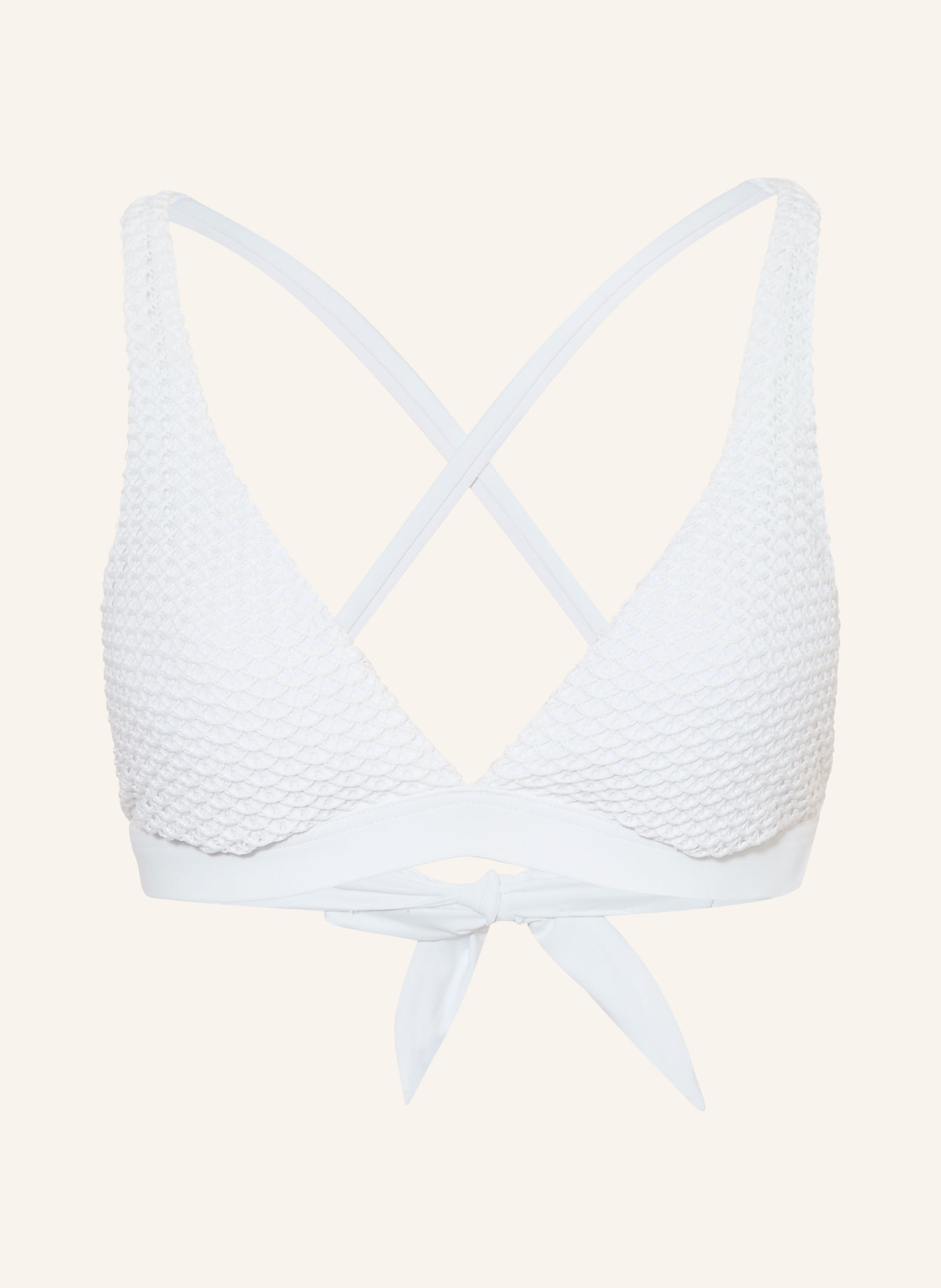 SEAFOLLY Triangel-Bikini-Top MULTI FIT LONGLINE: WEISS