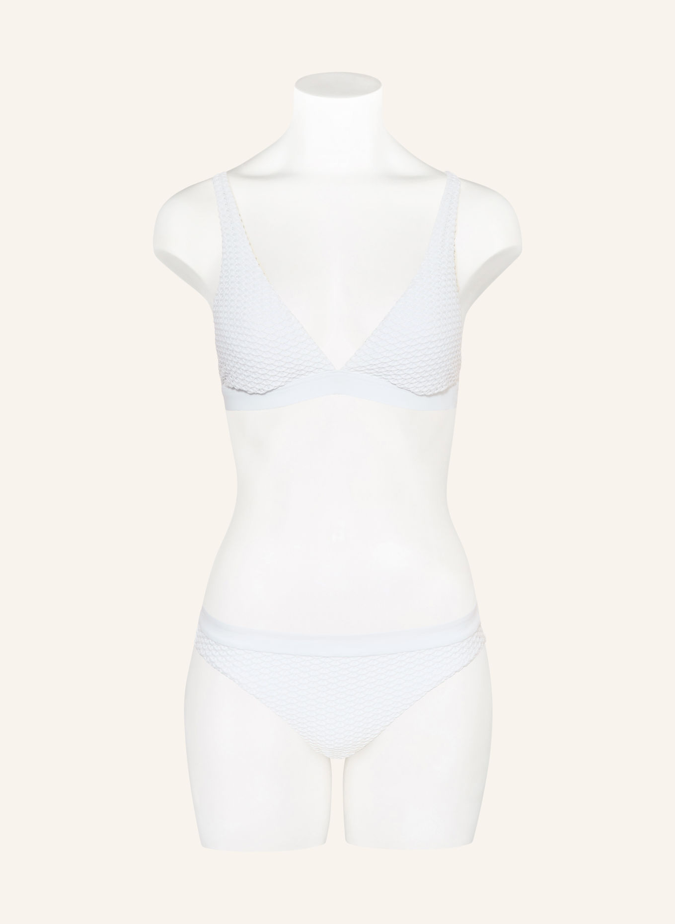 SEAFOLLY Triangel-Bikini-Top MULTI FIT LONGLINE: WEISS