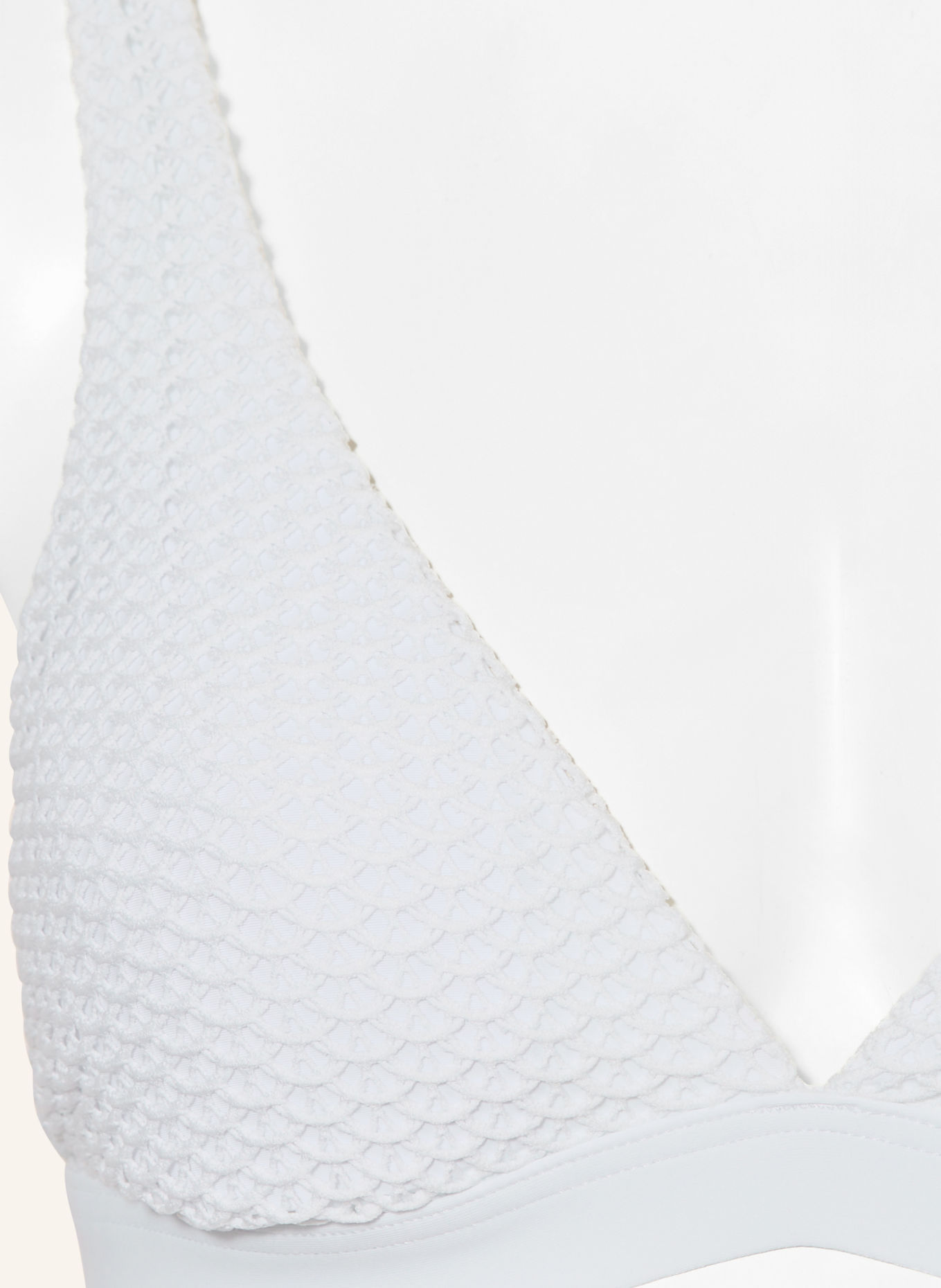 SEAFOLLY Triangel-Bikini-Top MULTI FIT LONGLINE: WEISS