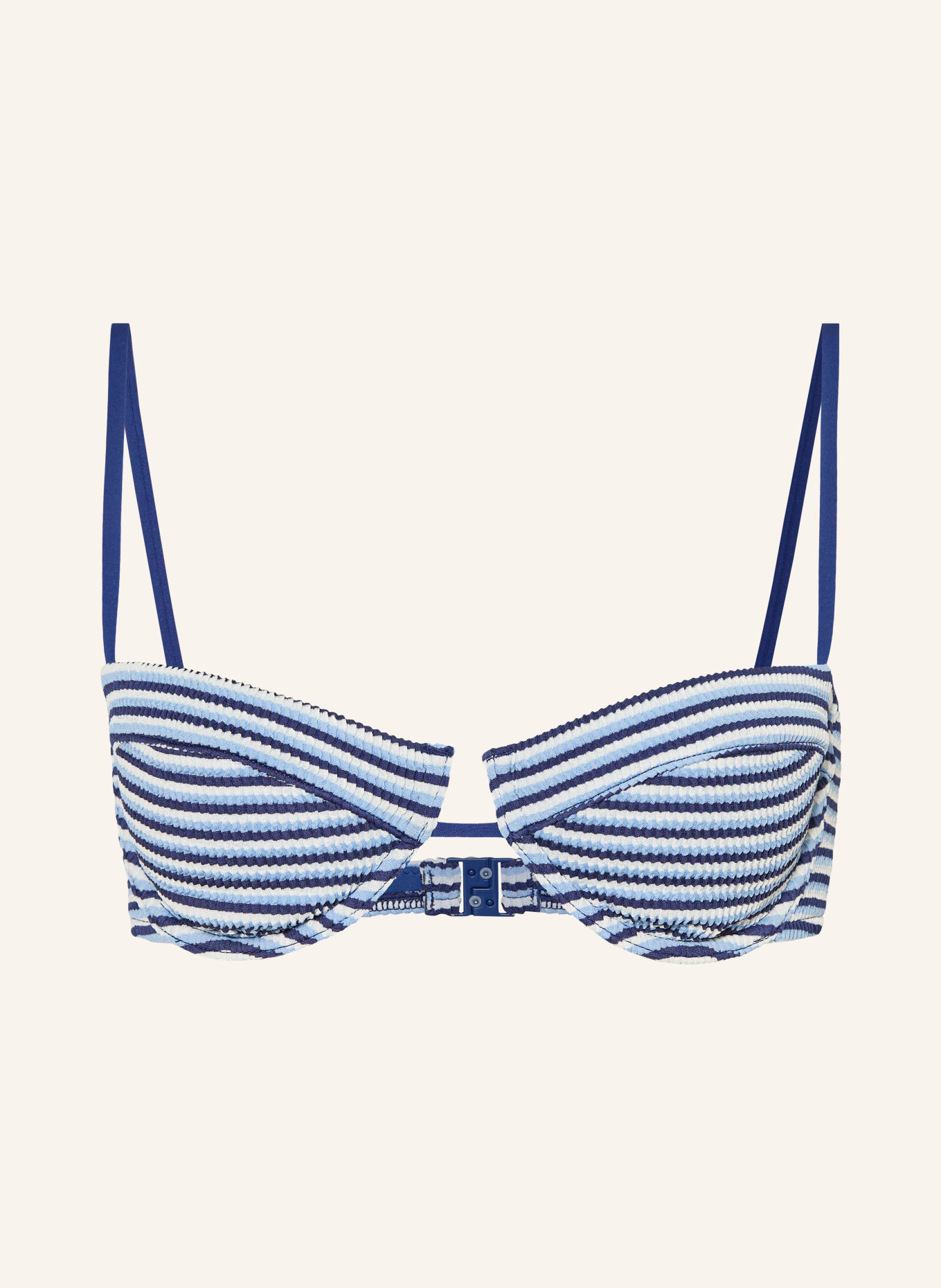 SEAFOLLY Bügel-Bikini-Top HORIZONS: BLAU / HELLBLAU / WEISS