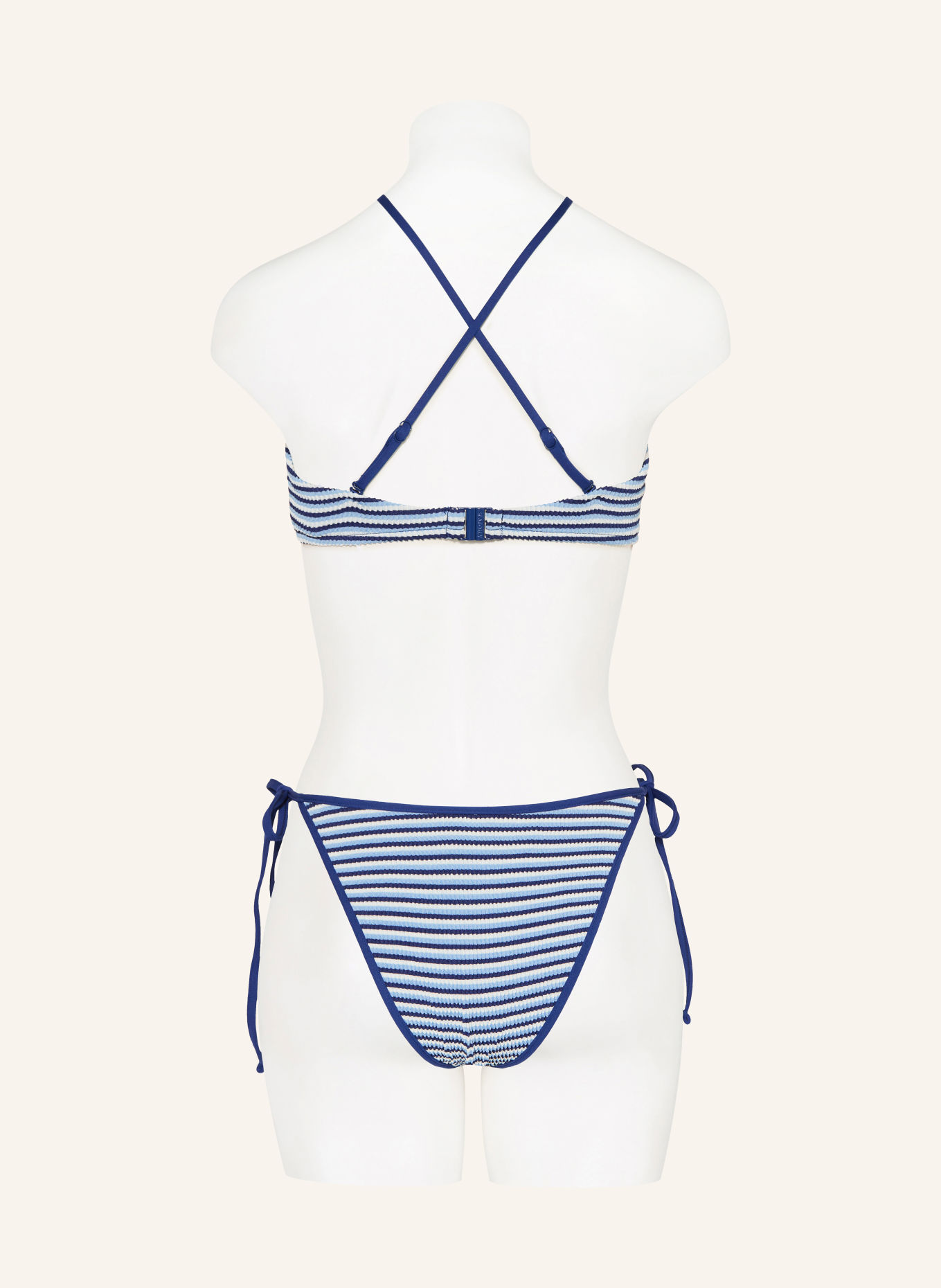 SEAFOLLY Bügel-Bikini-Top HORIZONS: BLAU / HELLBLAU / WEISS