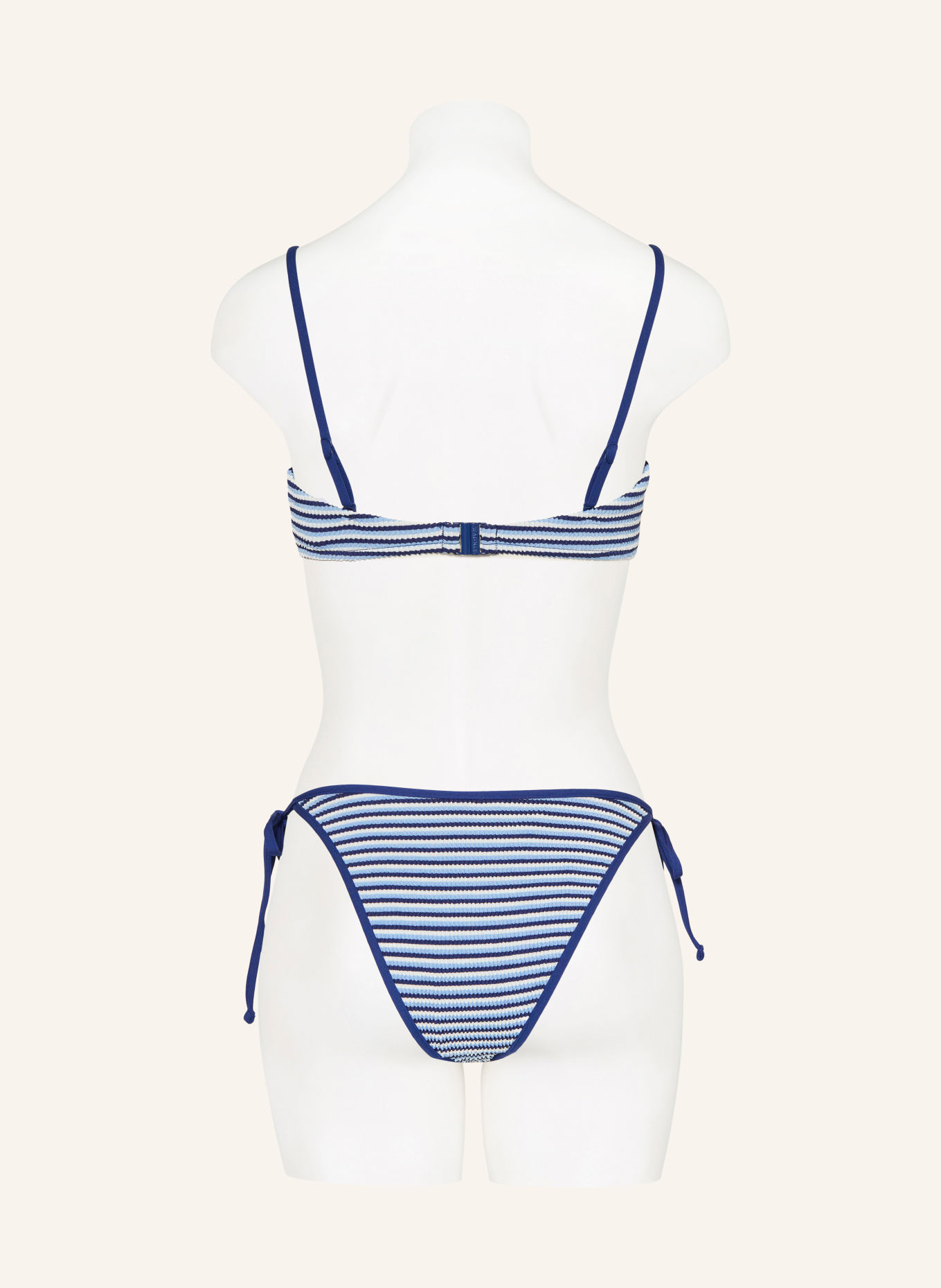 SEAFOLLY Triangel-Bikini-Hose HORIZONS: BLAU / HELLBLAU / WEISS